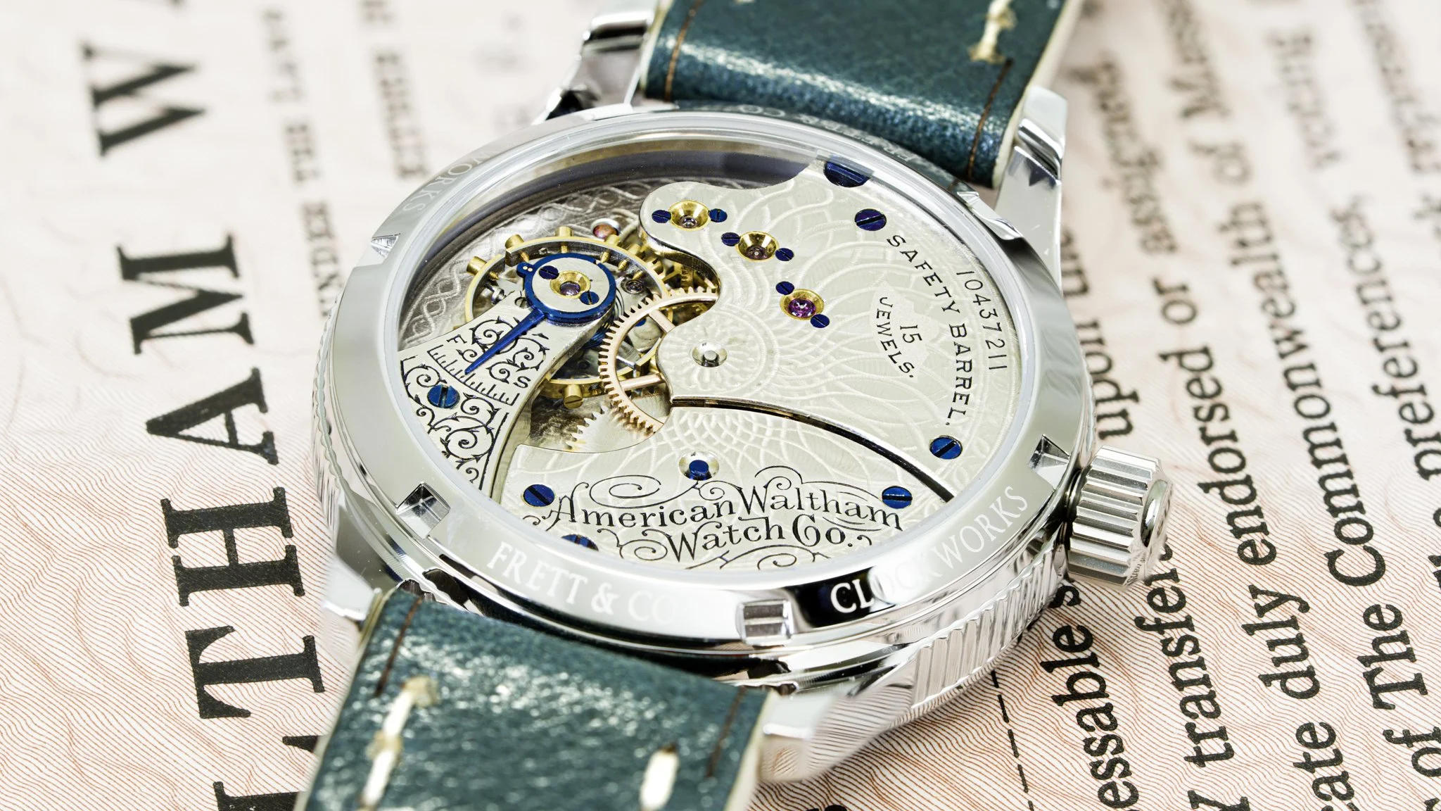 Waltham pocket watch conversion