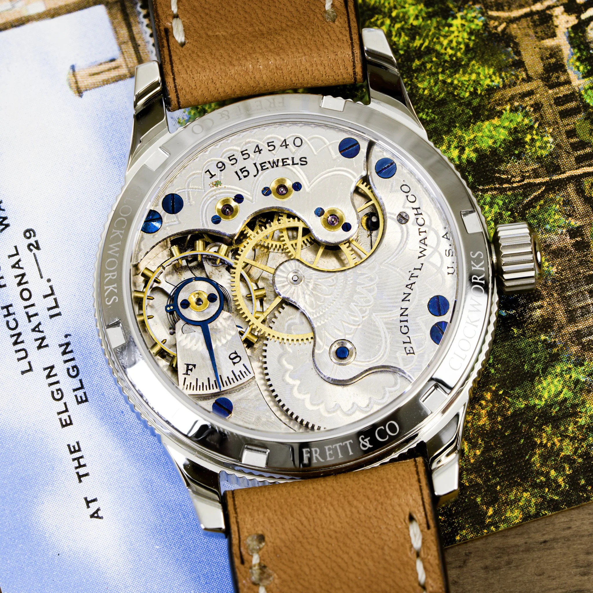 Elgin pocket watch conversion