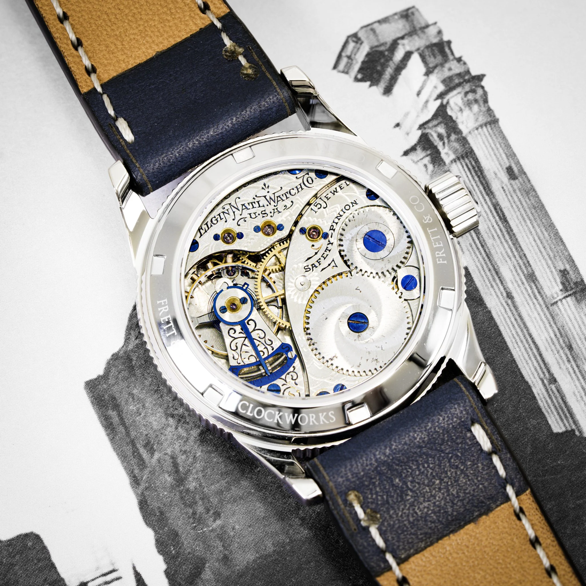 Elgin pocket watch conversion