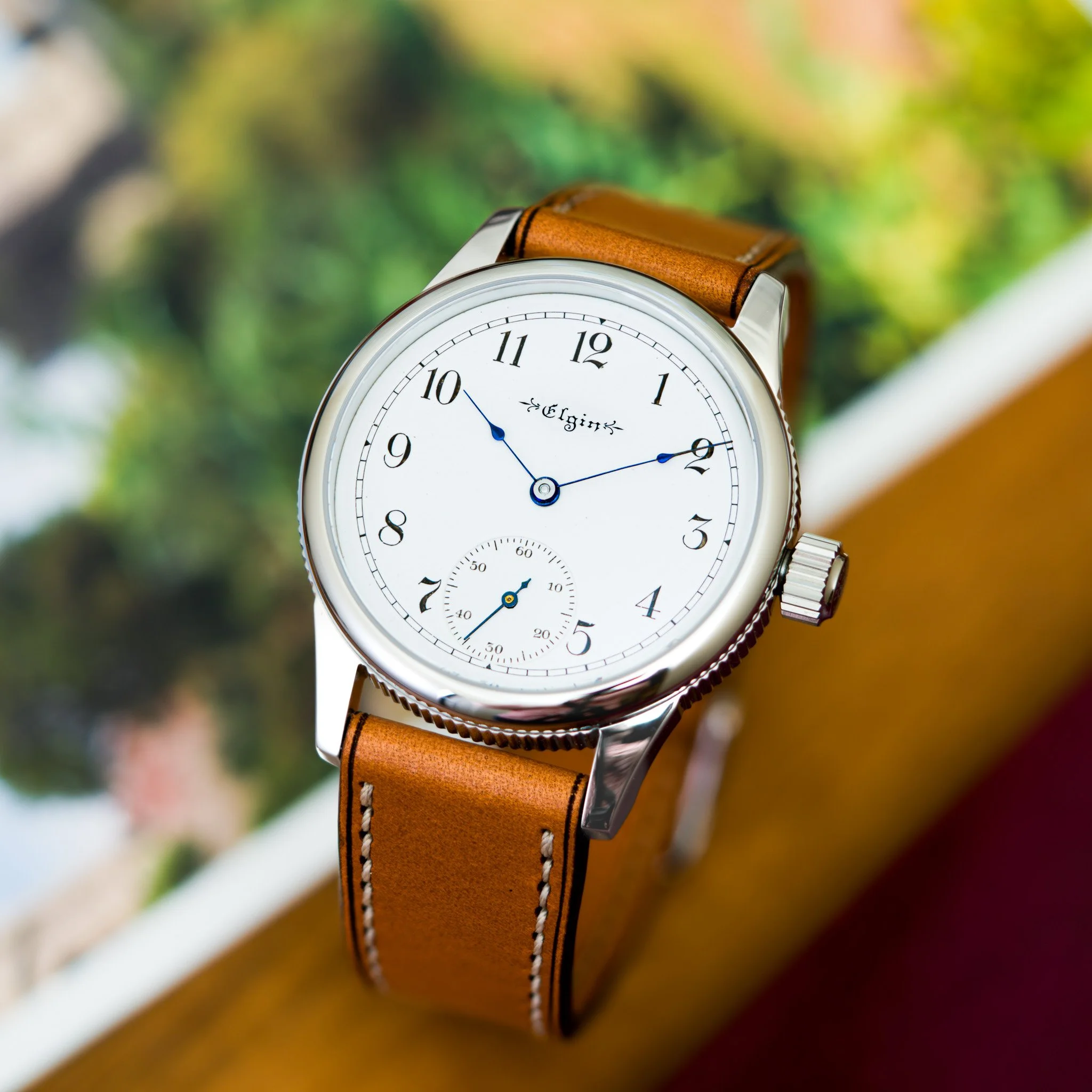 Elgin pocket watch conversion — Frett & Co Clockworks