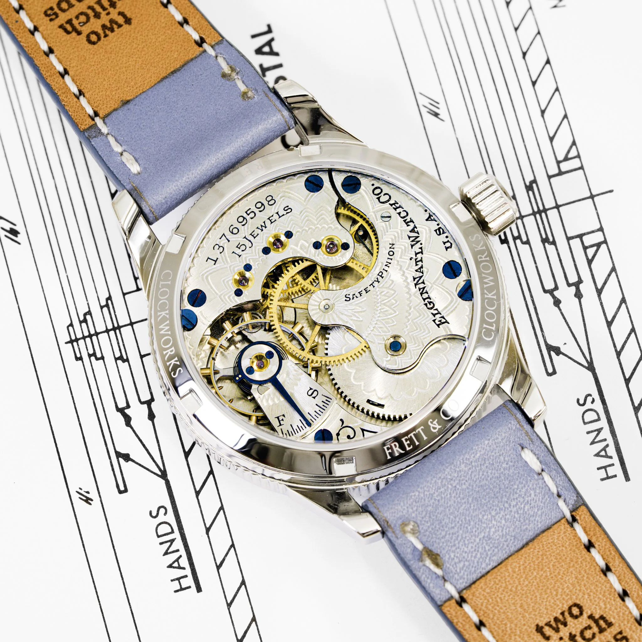 Elgin pocket watch conversion