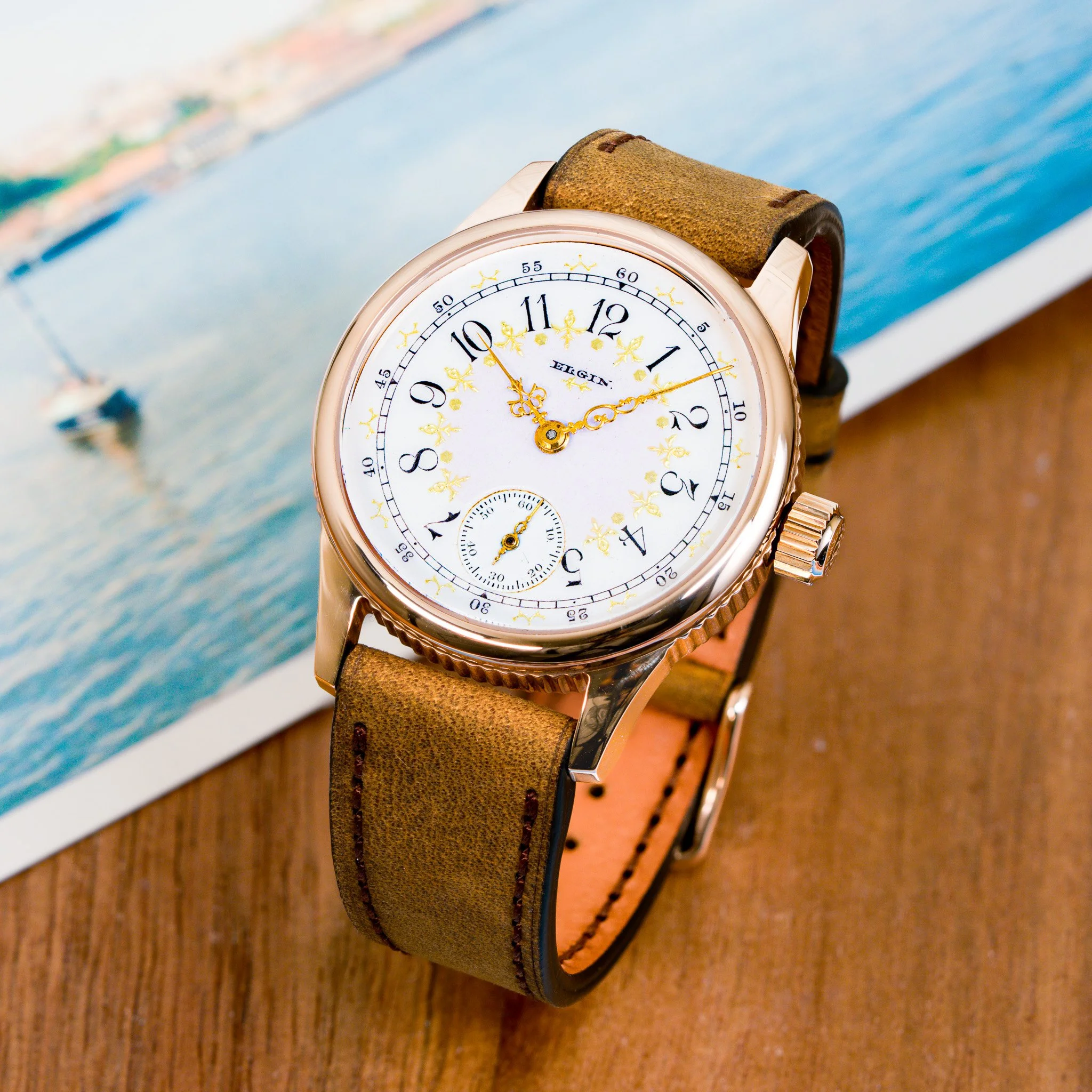 Elgin pocket watch conversion