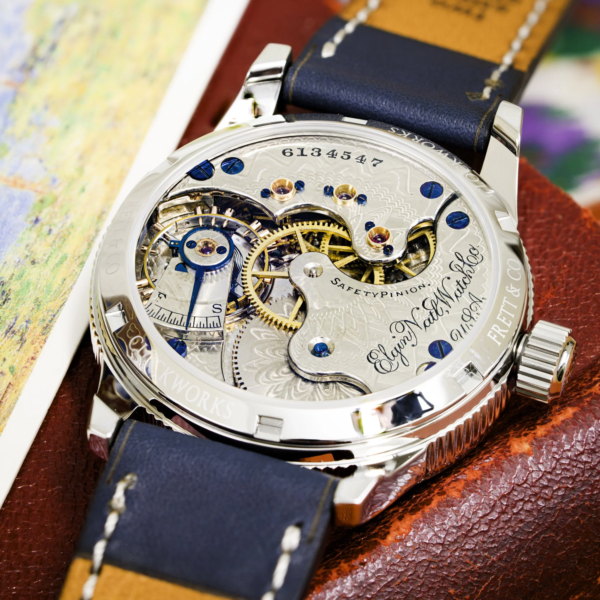 Elgin pocket watch conversion