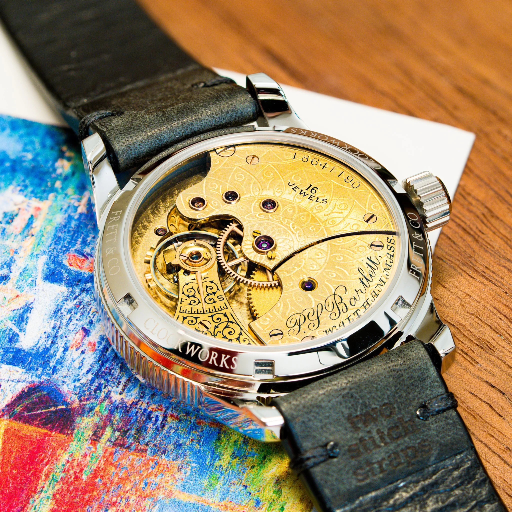 Waltham pocket watch conversion