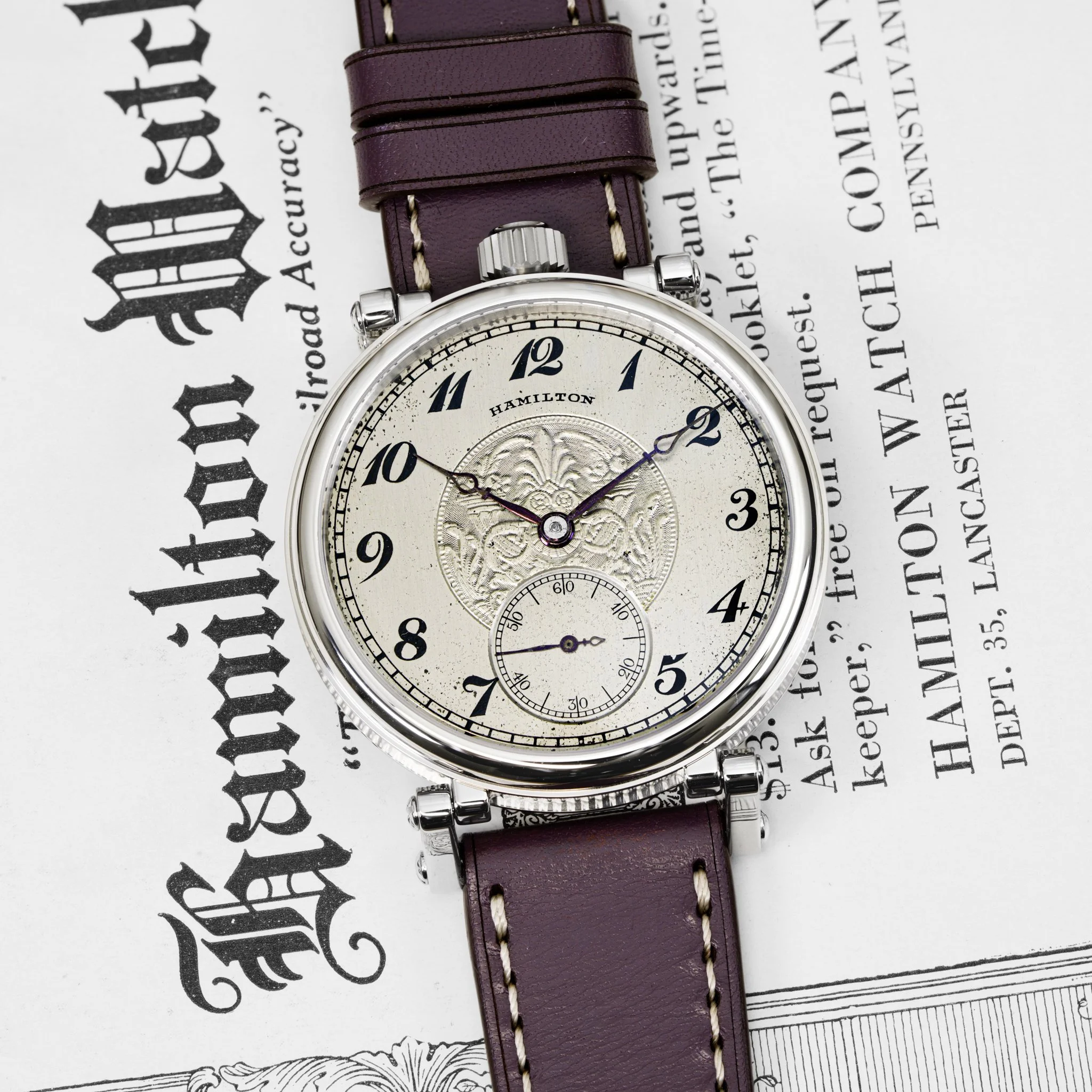 Hamilton pocket watch conversion