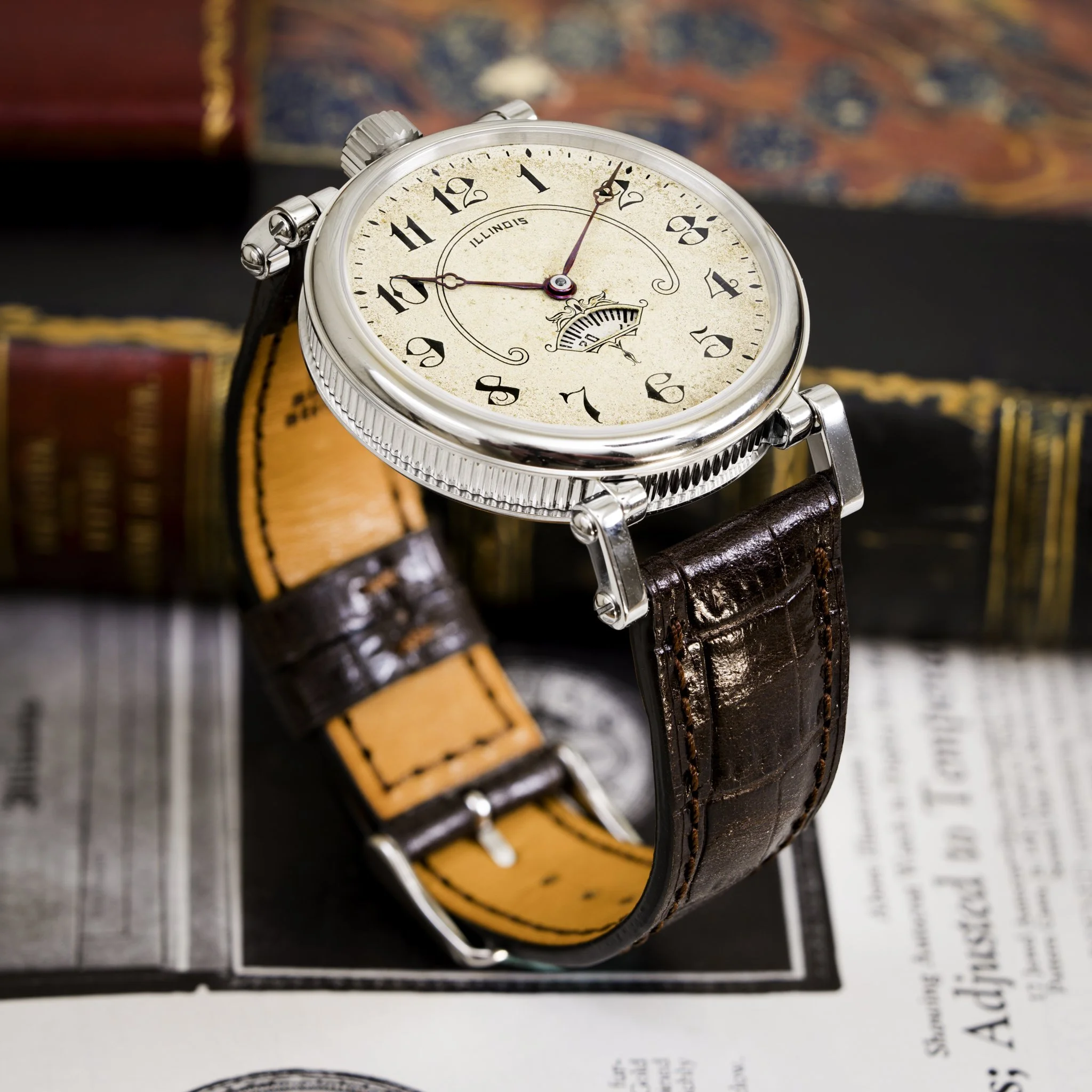 Illinois pocket watch conversion