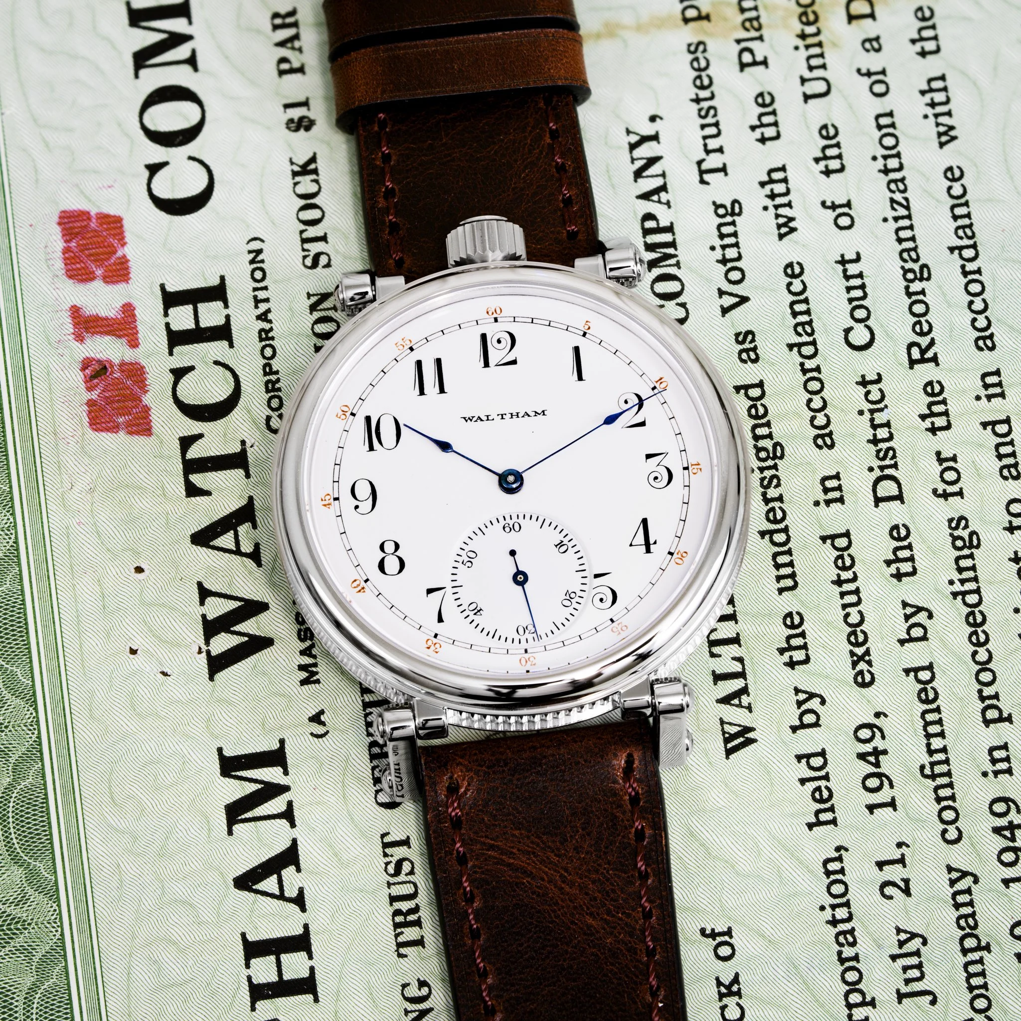 Waltham pocket watch conversion