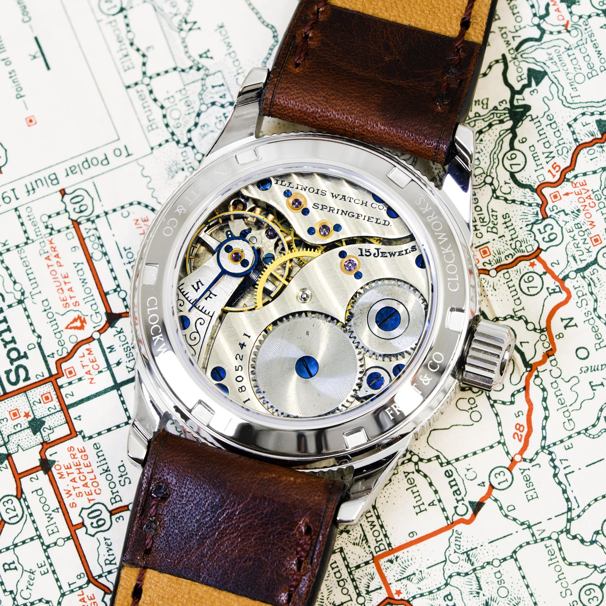 Illinois pocket watch conversion