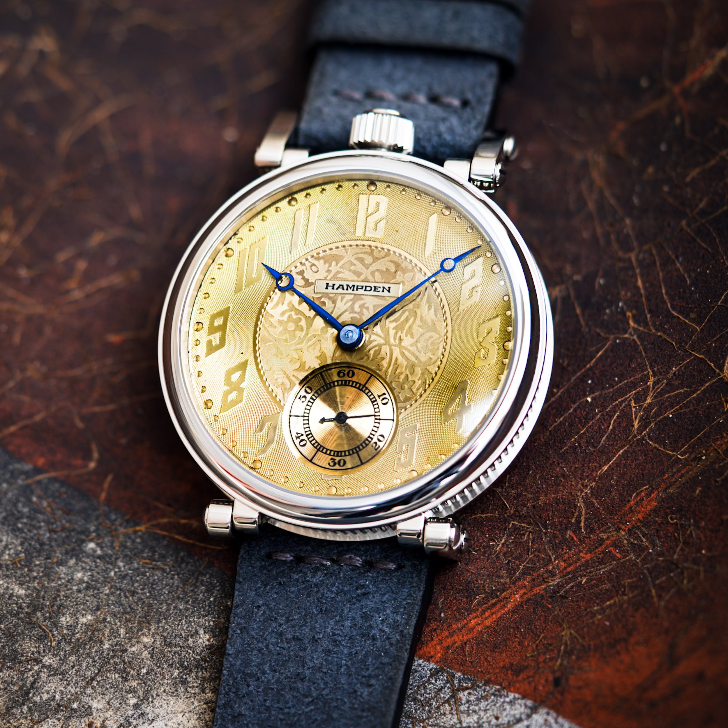Hampden pocket watch conversion