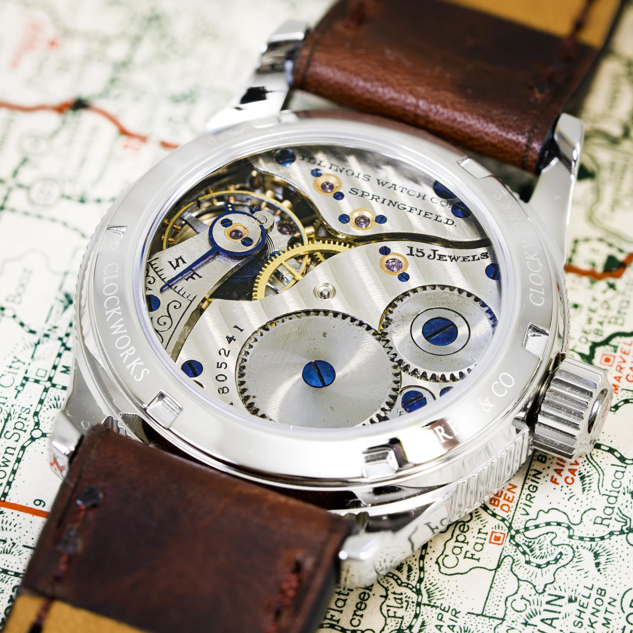 Illinois pocket watch conversion