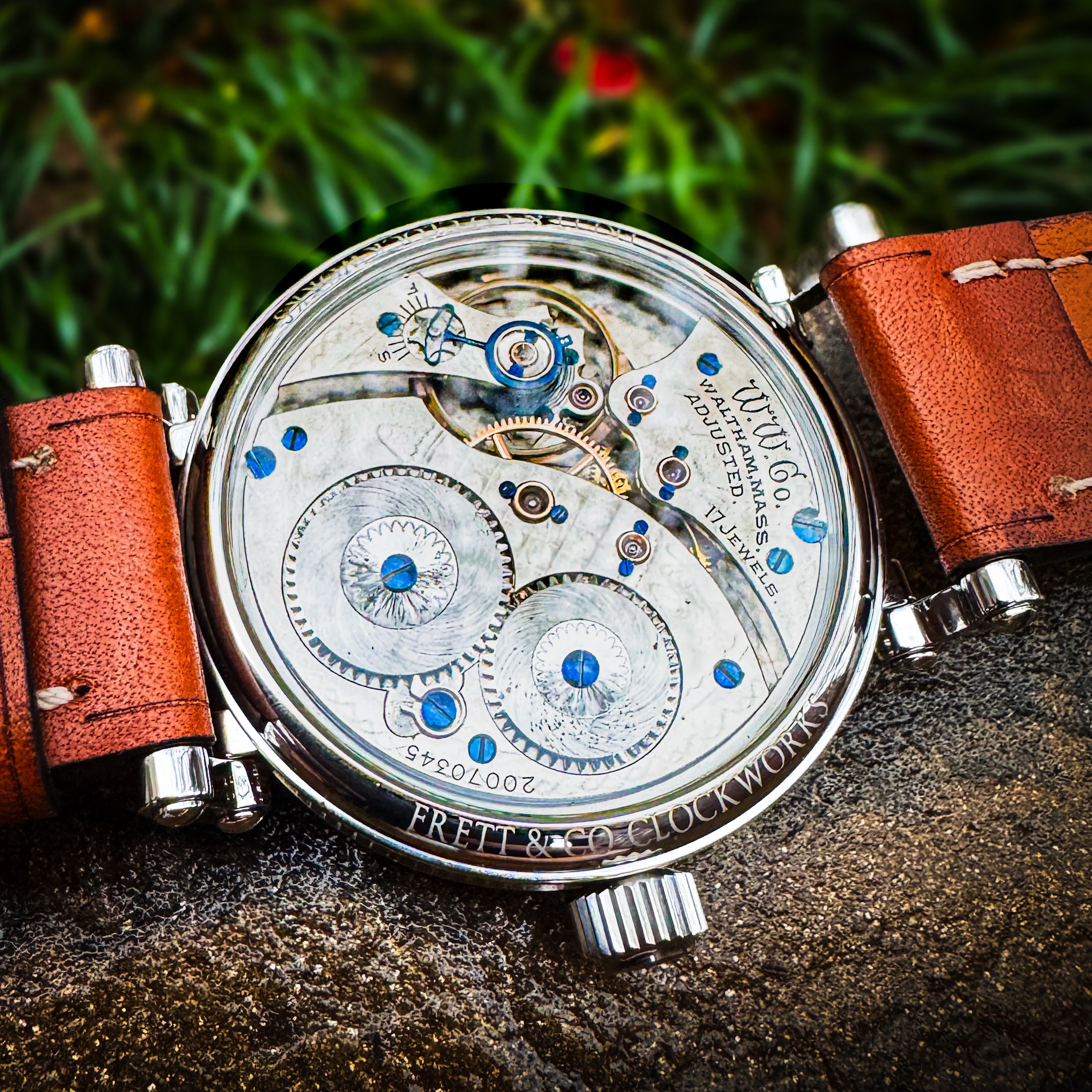 Waltham pocket watch conversion