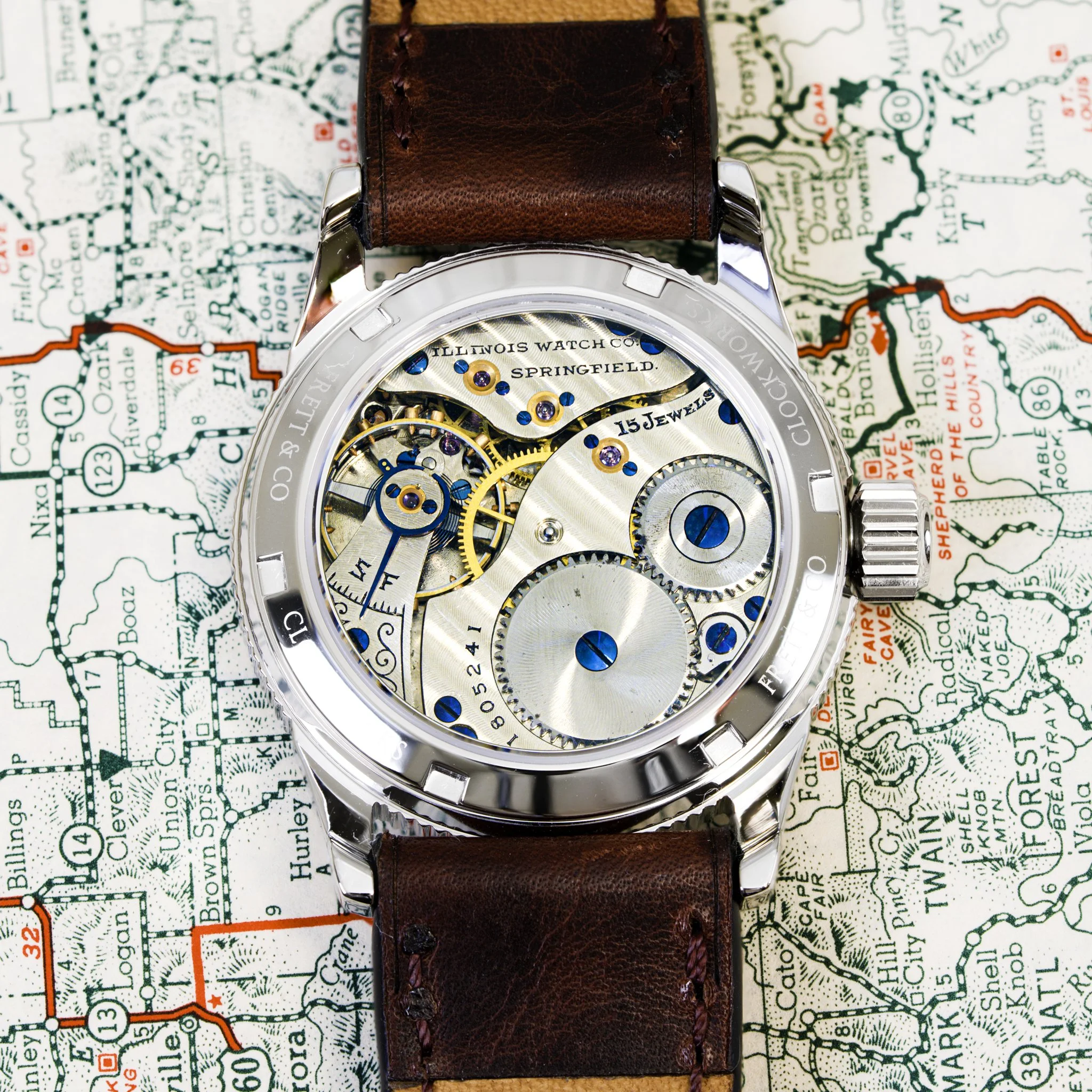 Illinois pocket watch conversion