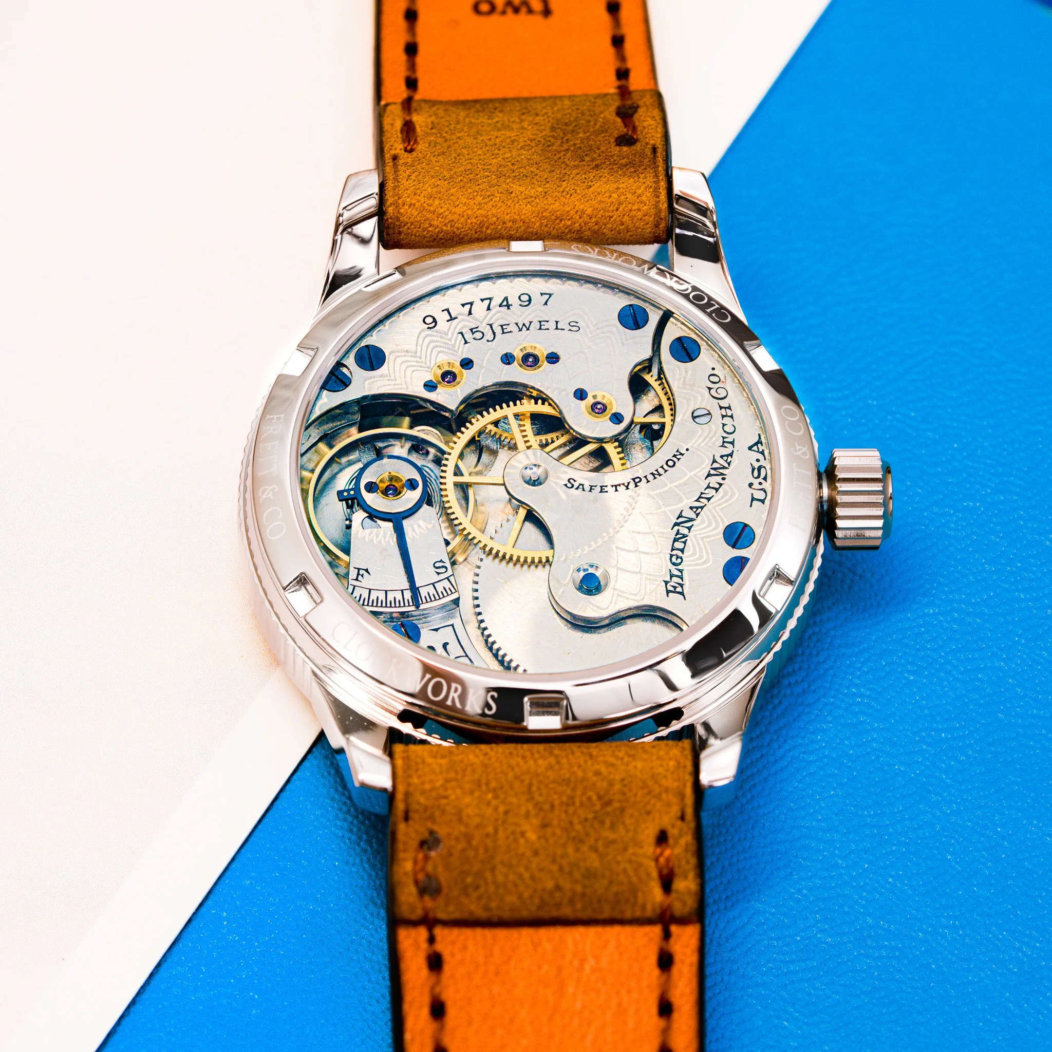 Elgin pocket watch conversion