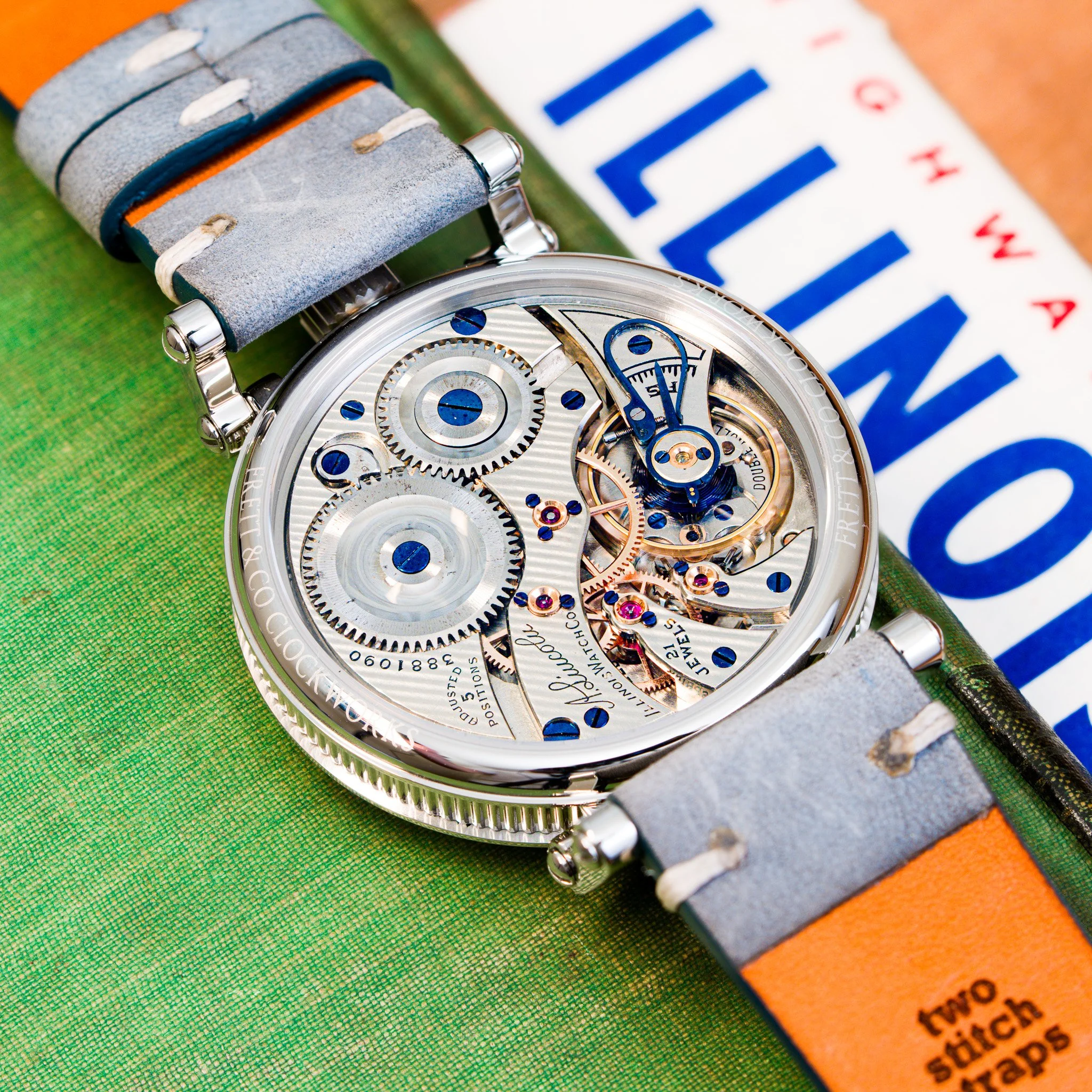 Illinois pocket watch conversion