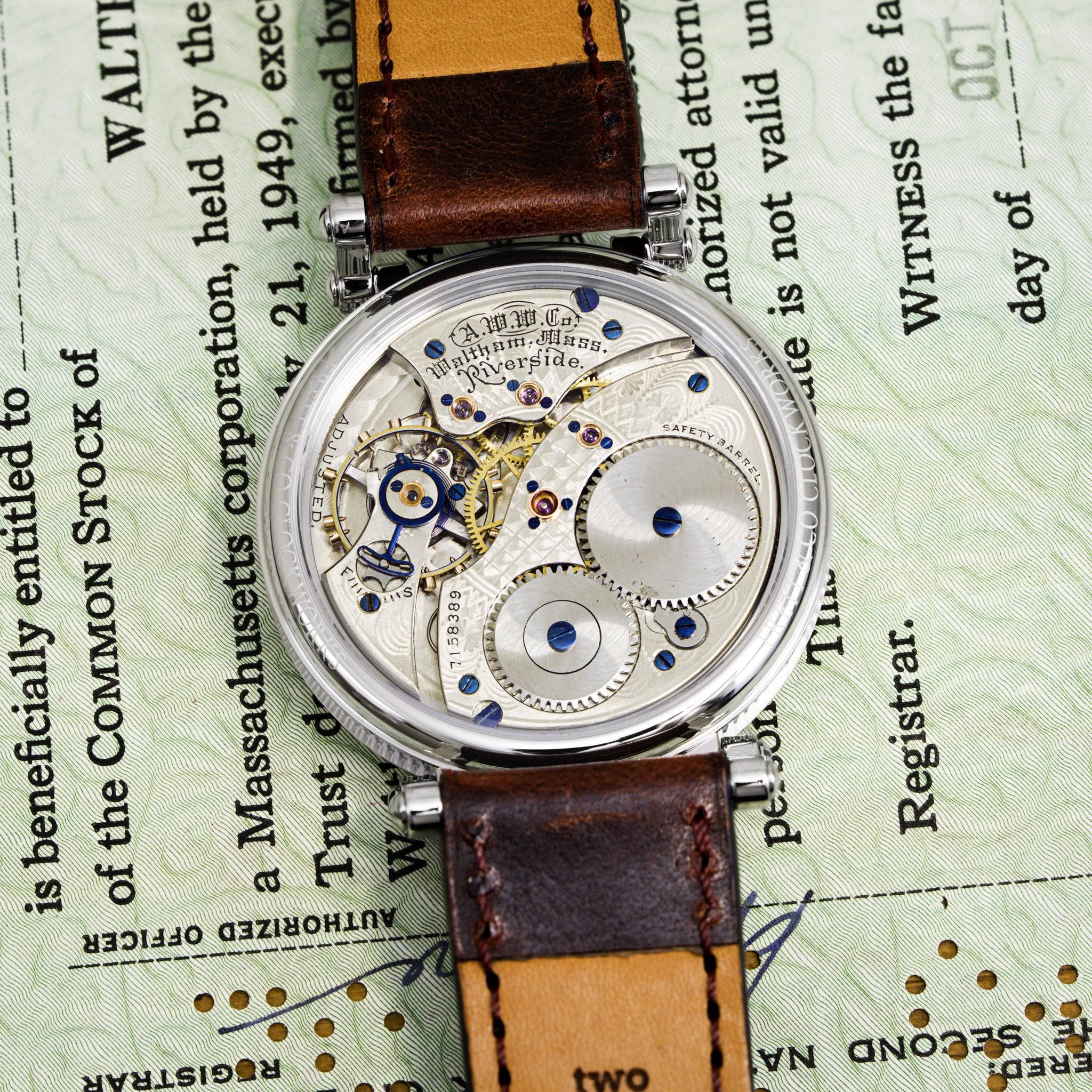 Waltham pocket watch conversion
