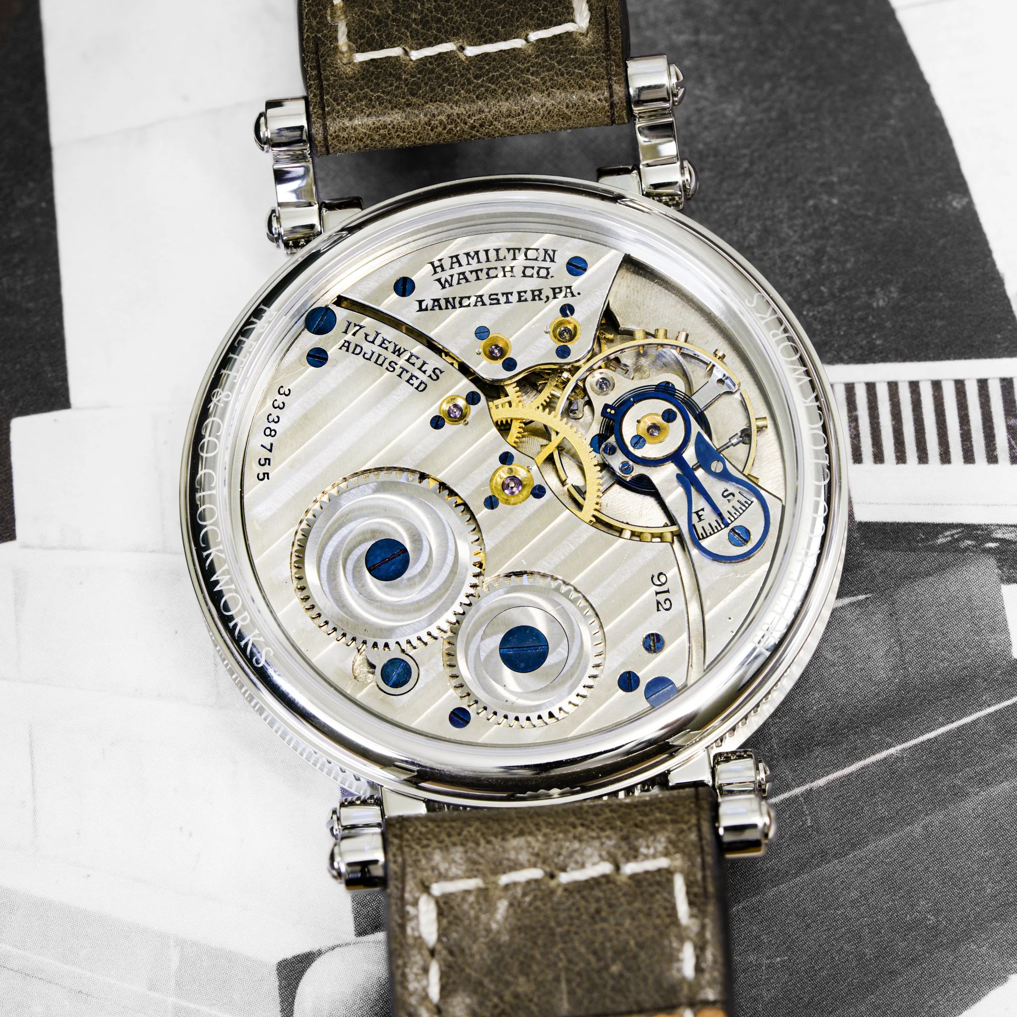 Hamilton pocket watch conversion