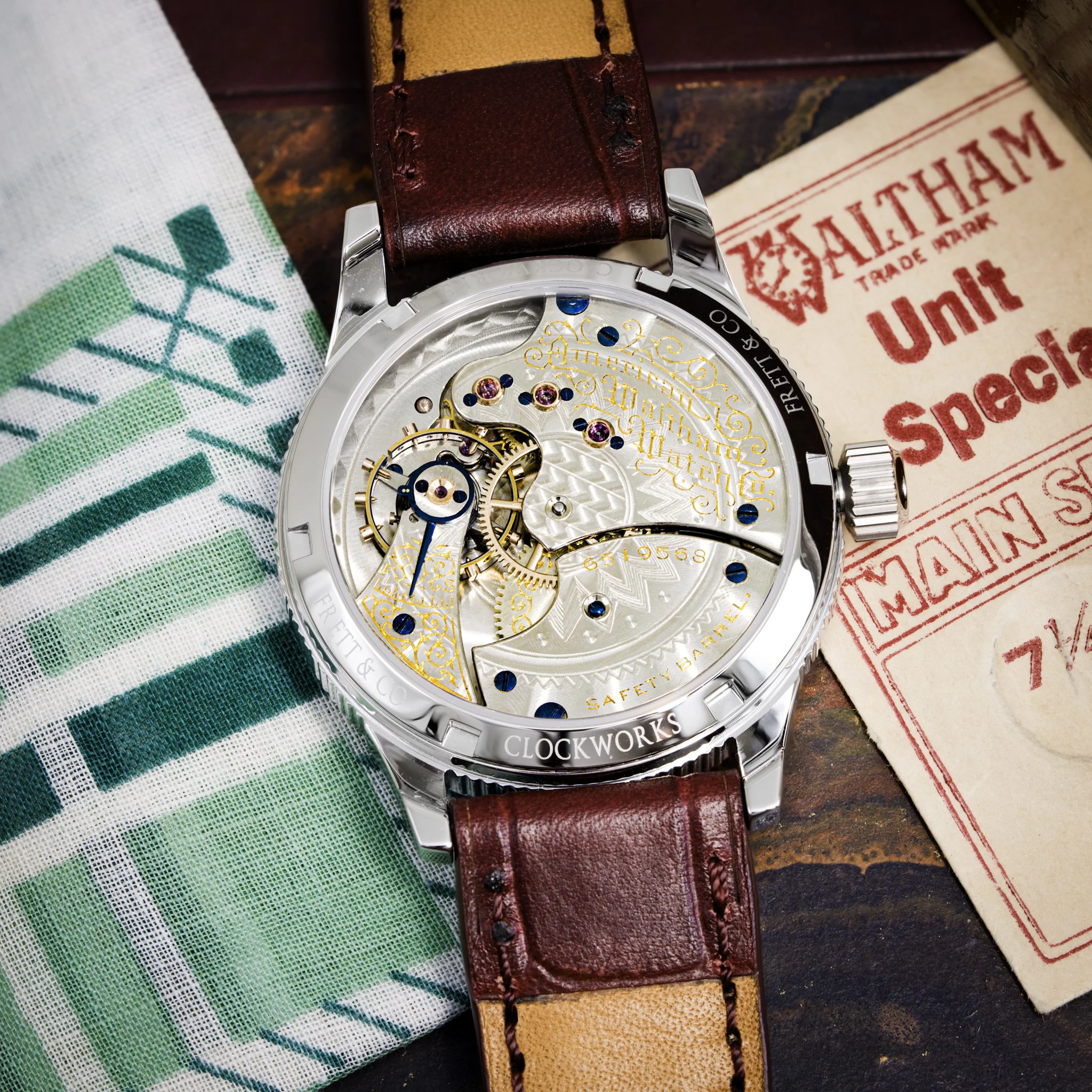 Waltham pocket watch conversion