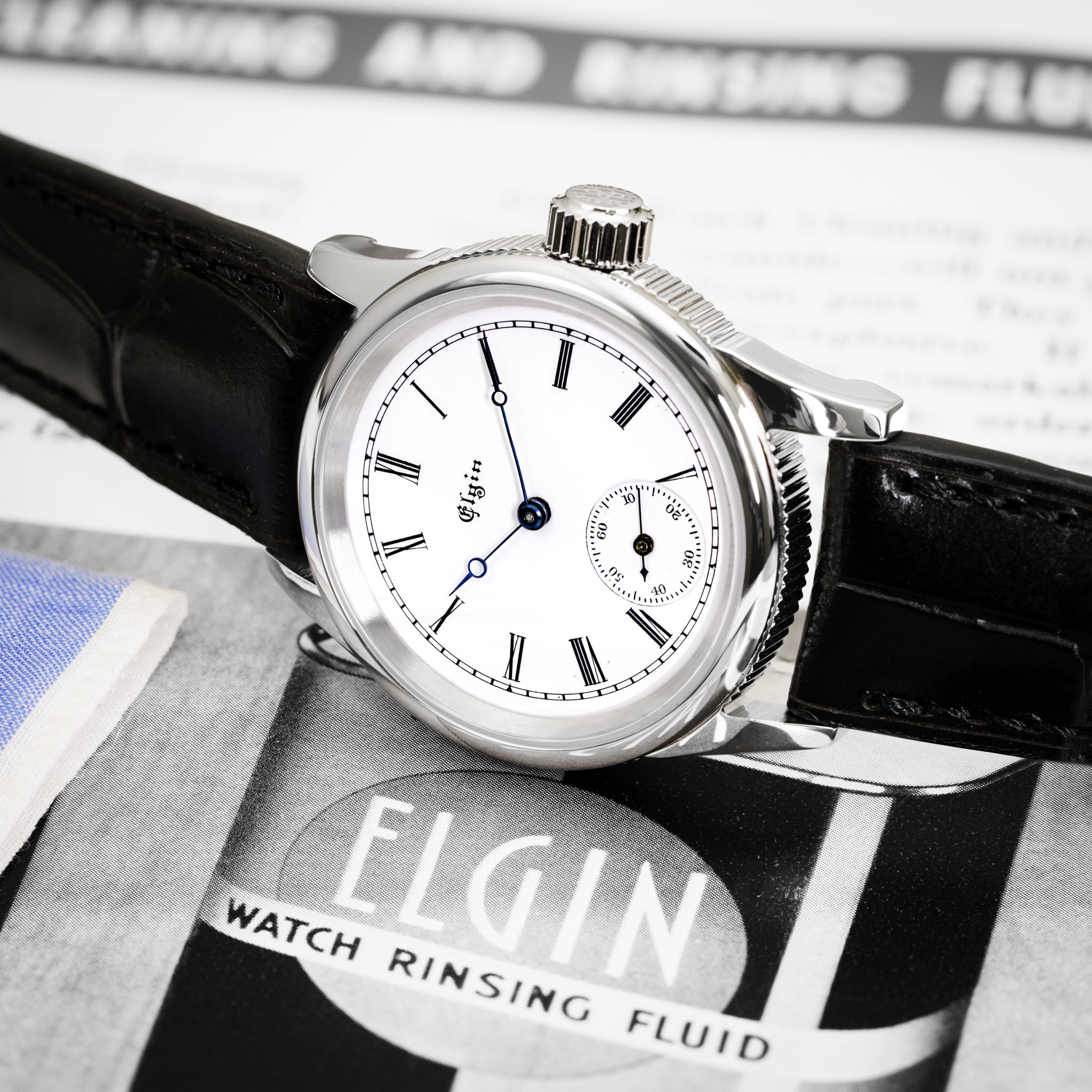 Elgin pocket watch conversion