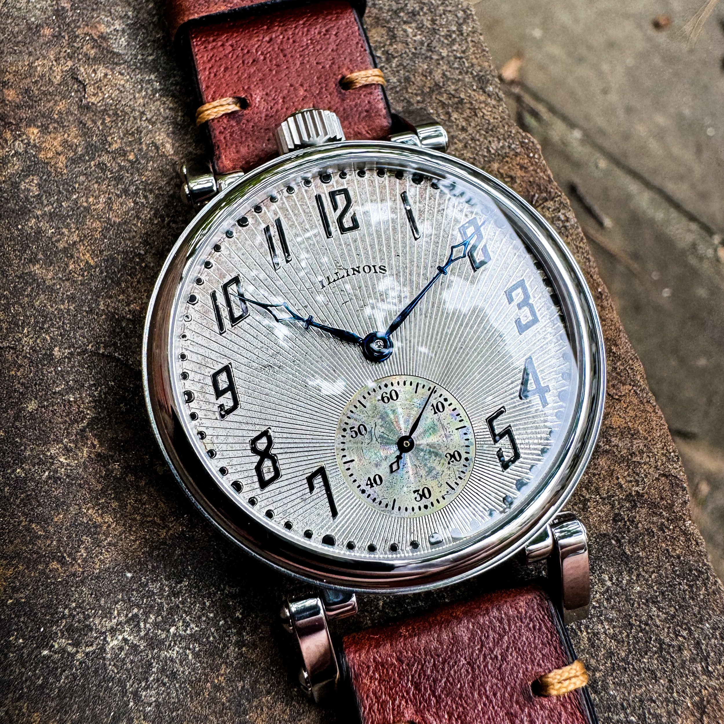 Illinois pocket watch conversion