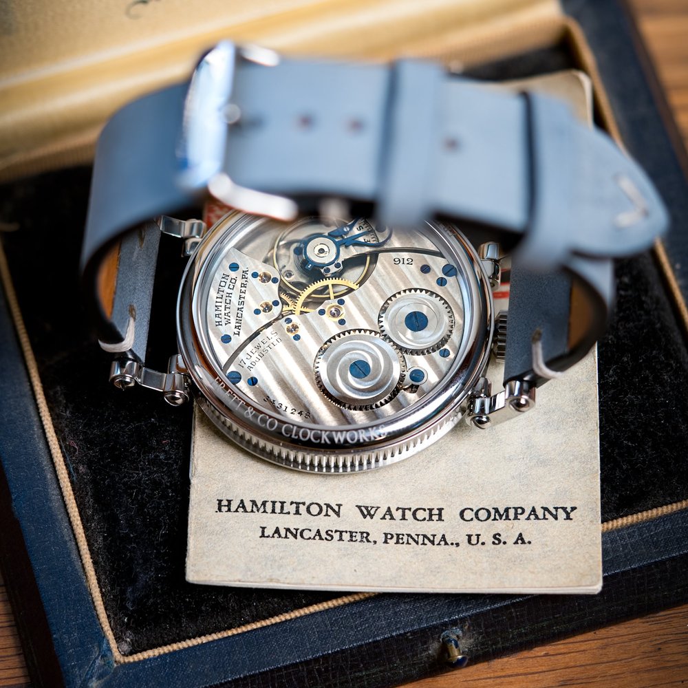 Hamilton pocket watch conversion — Frett & Co Clockworks