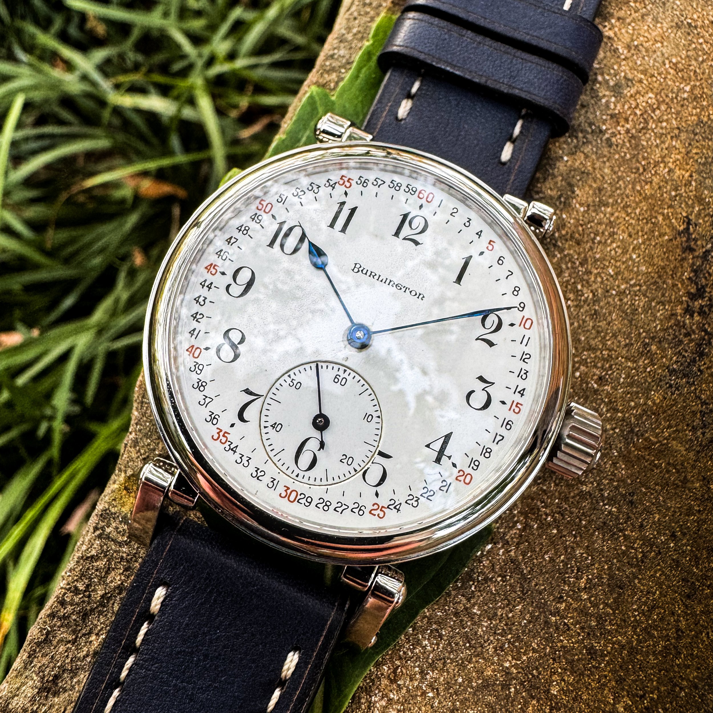 Burlington pocket watch conversion