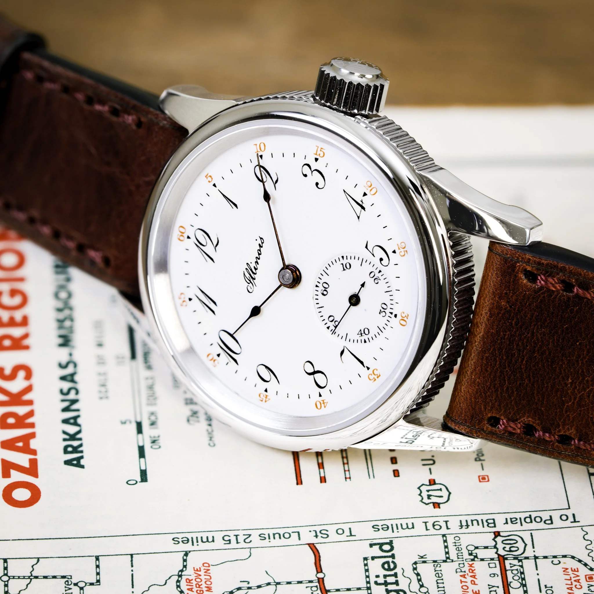 Illinois pocket watch conversion