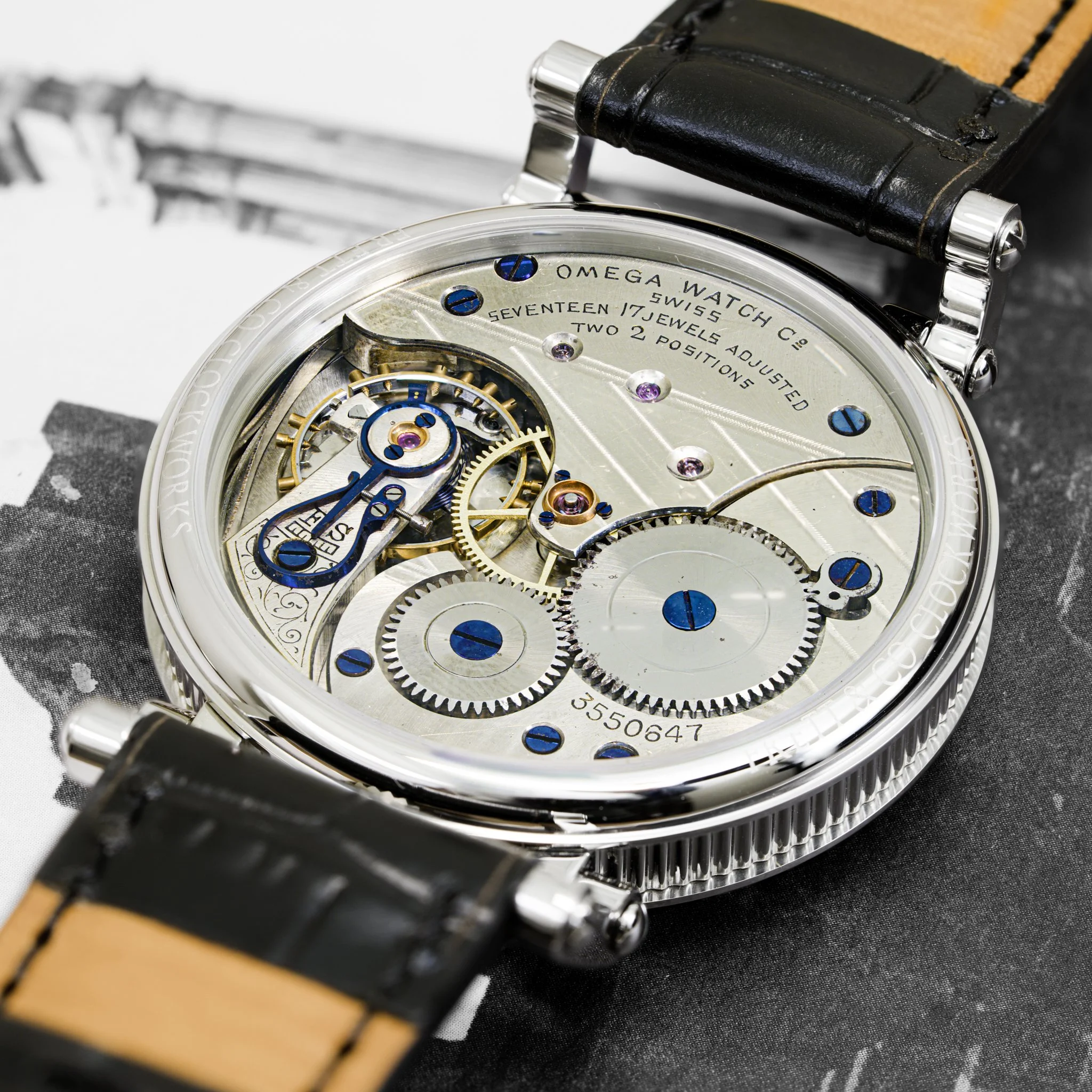 Omega pocket watch conversion