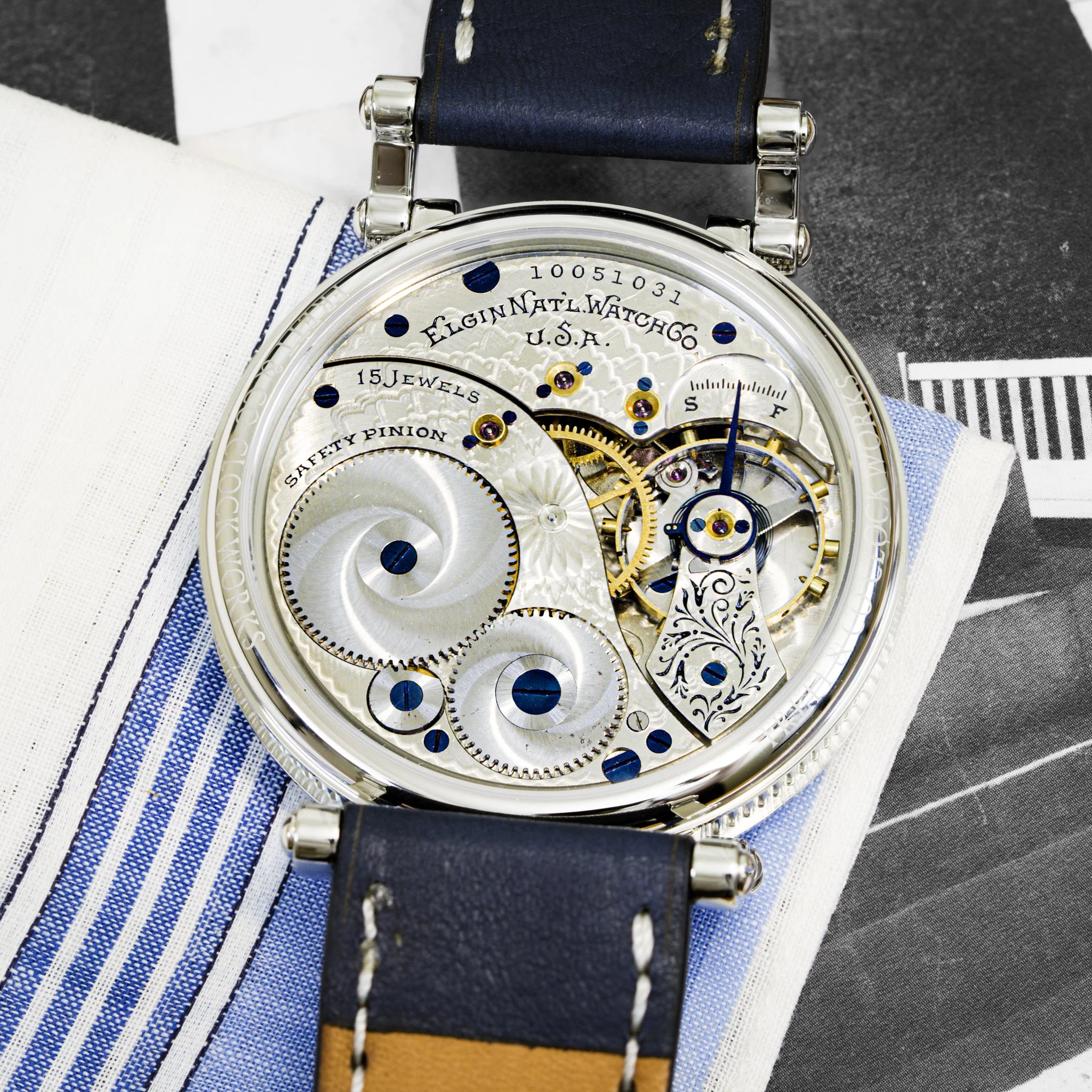 Elgin pocket watch conversion