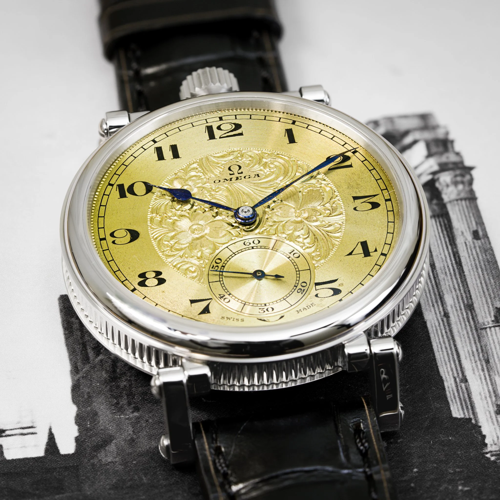 Omega pocket watch conversion