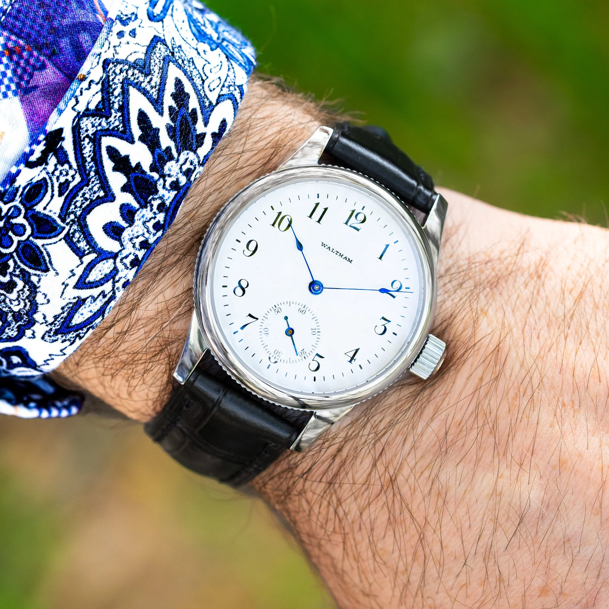 Waltham pocket watch conversion