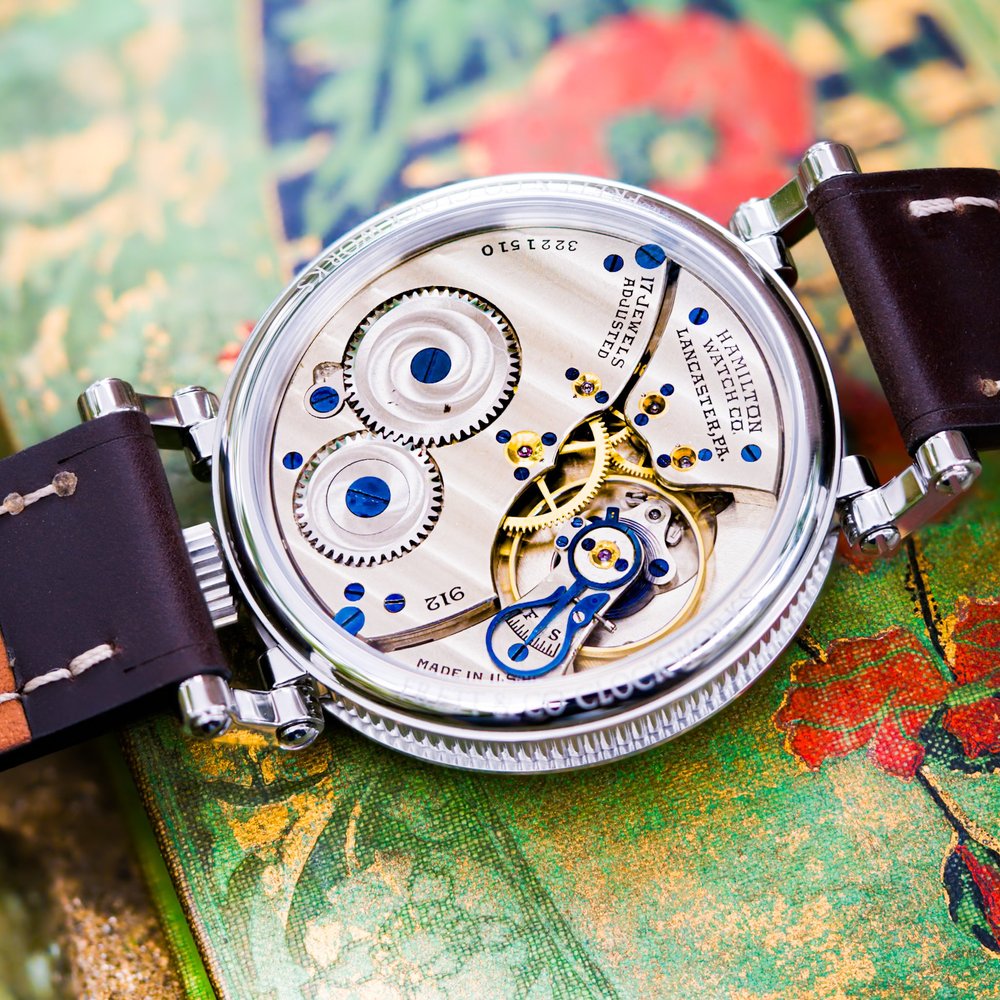 Hamilton pocket watch conversion — Frett & Co Clockworks