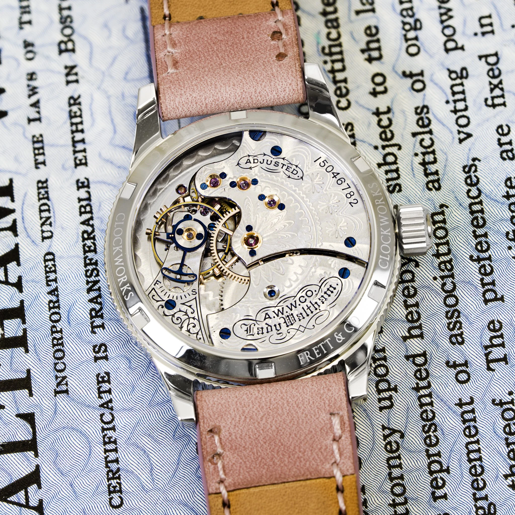 Waltham pocket watch conversion