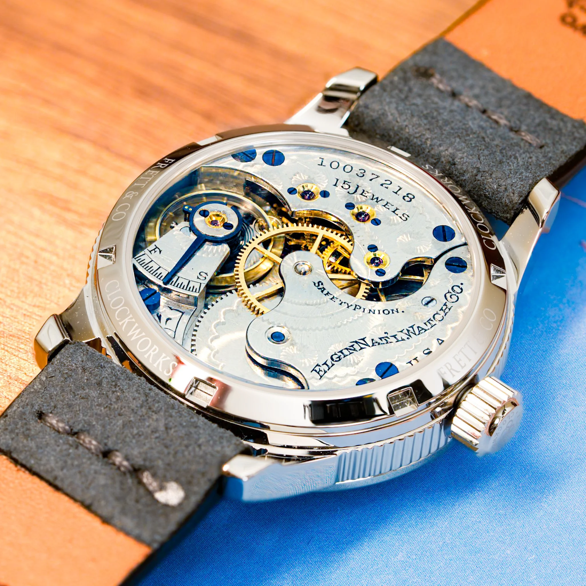 Elgin pocket watch conversion