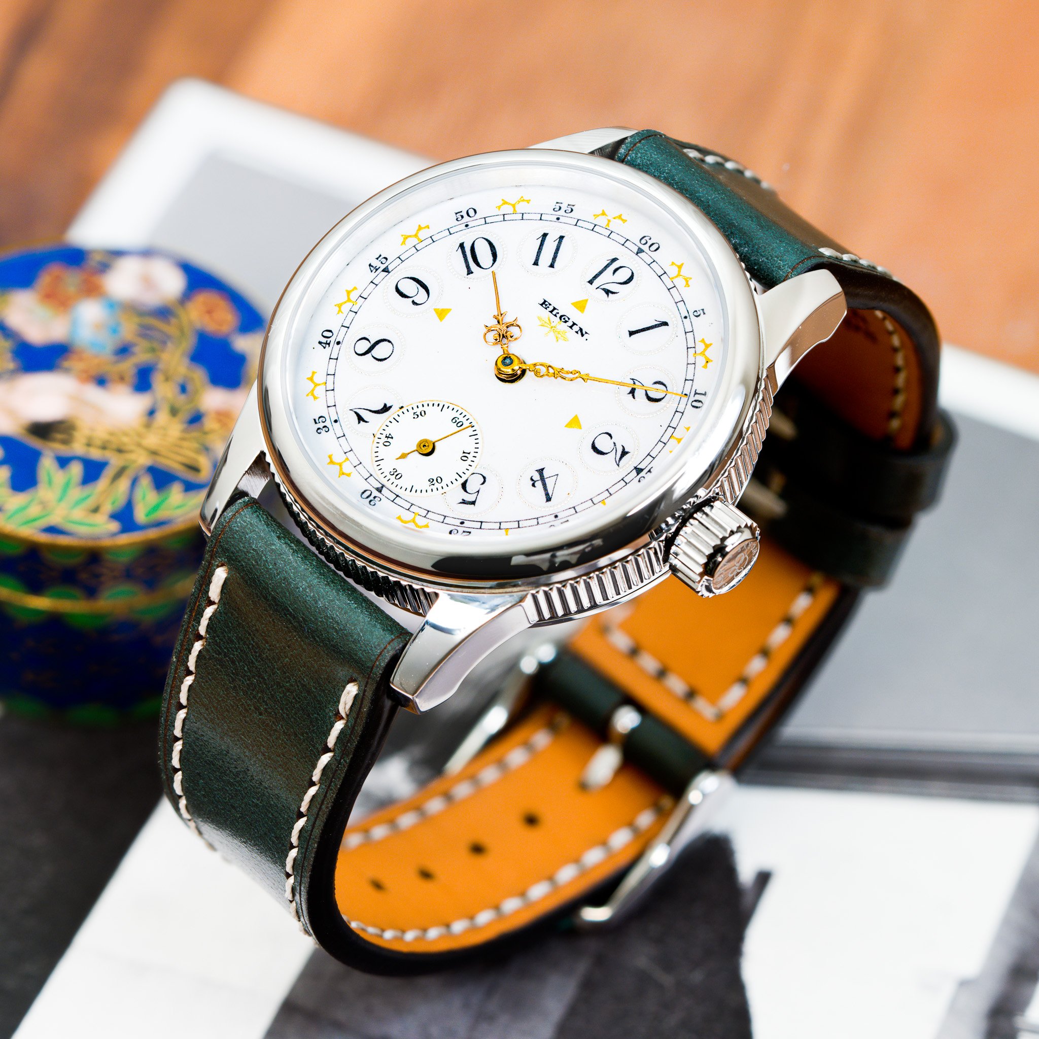 Elgin pocket watch conversion