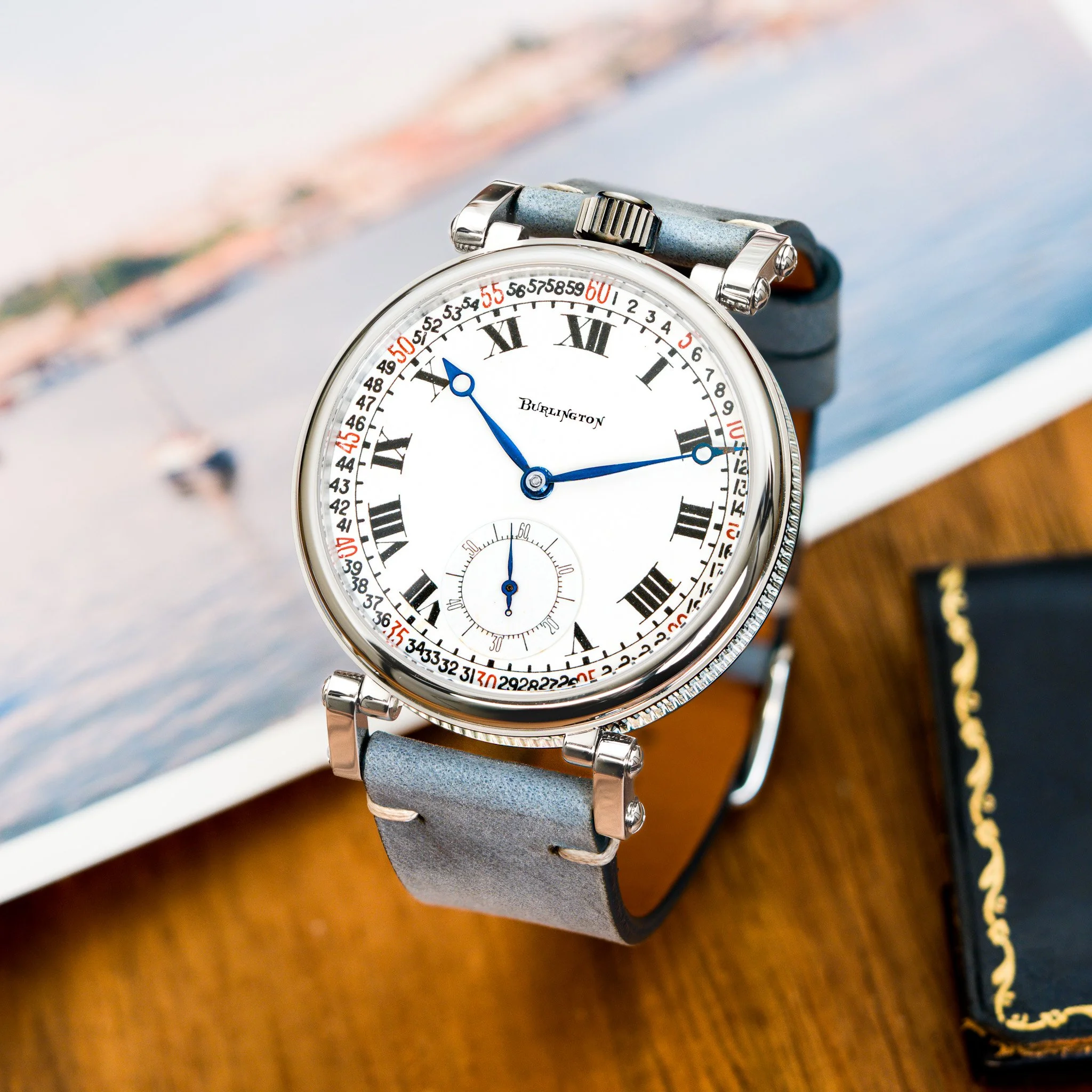 Burlington pocket watch conversion