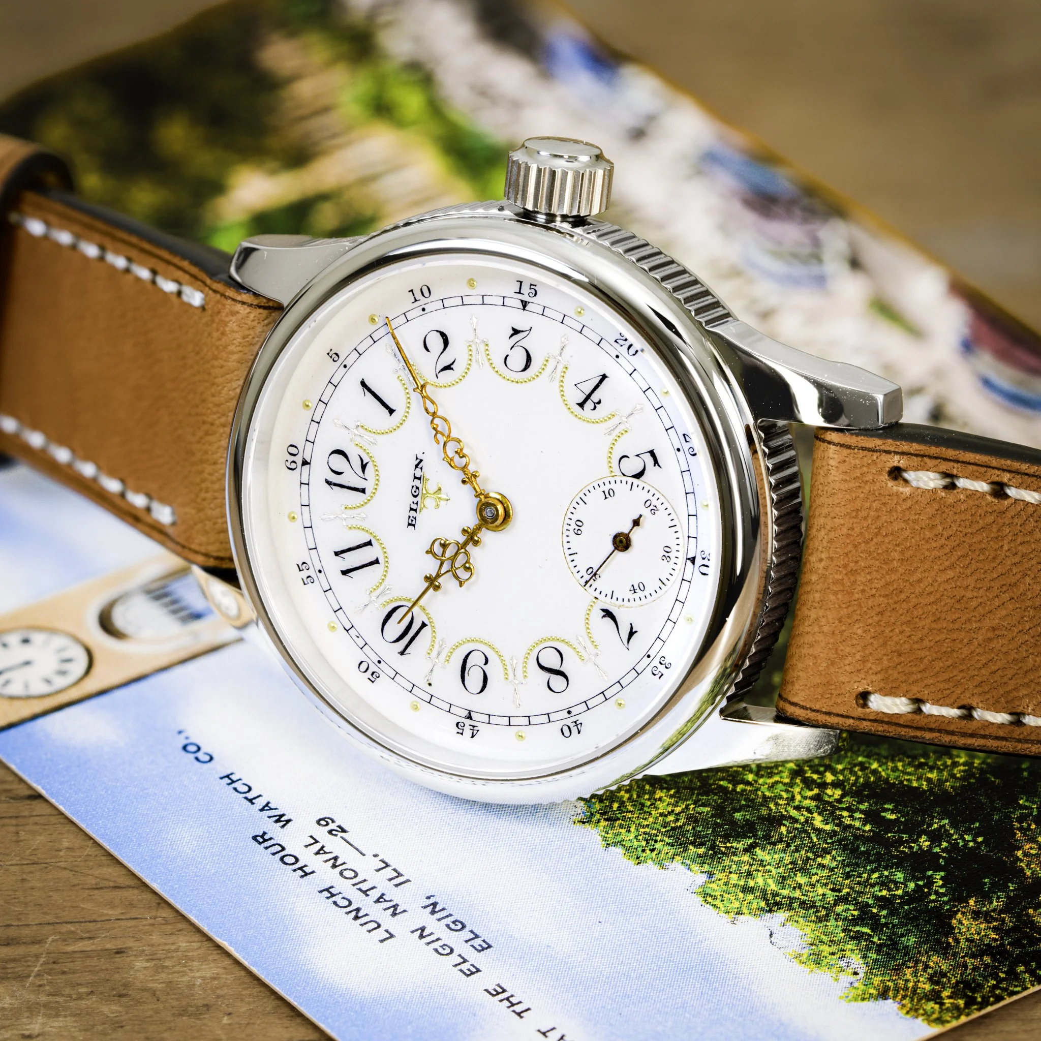 Elgin pocket watch conversion