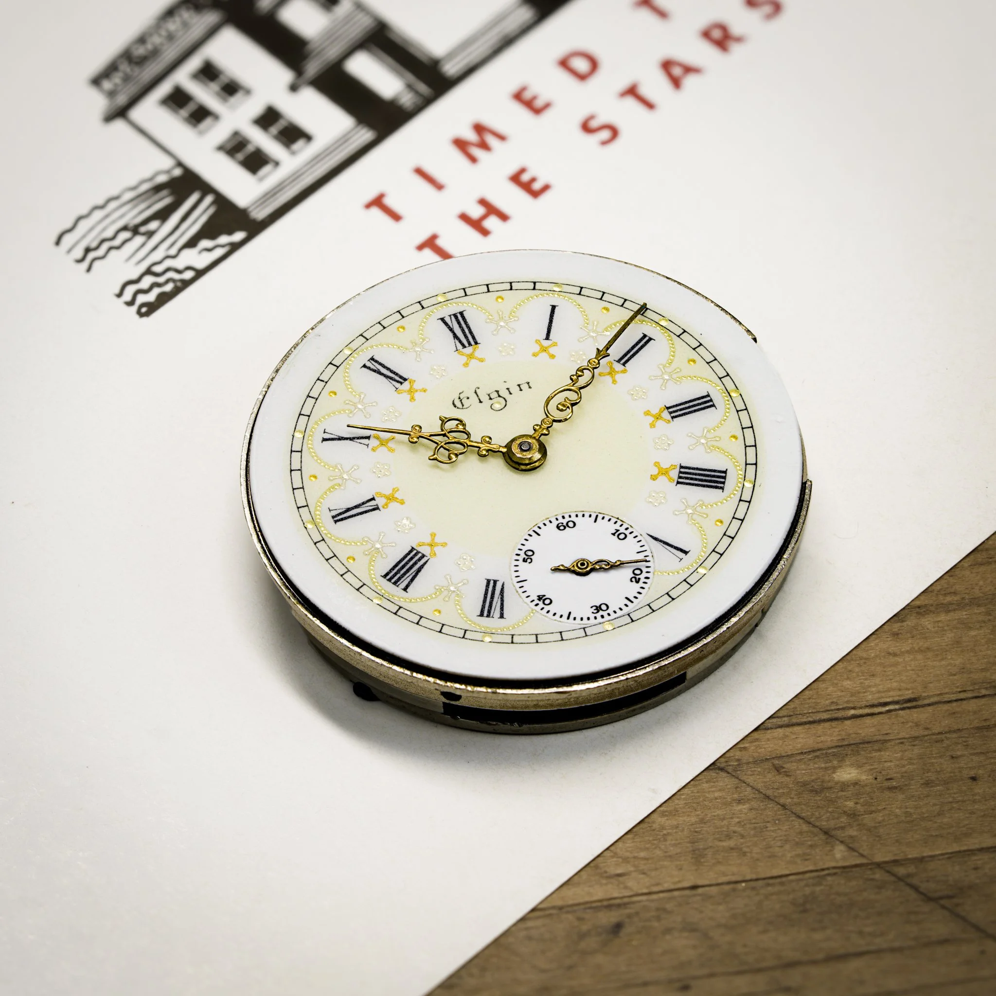 Elgin pocket watch conversion