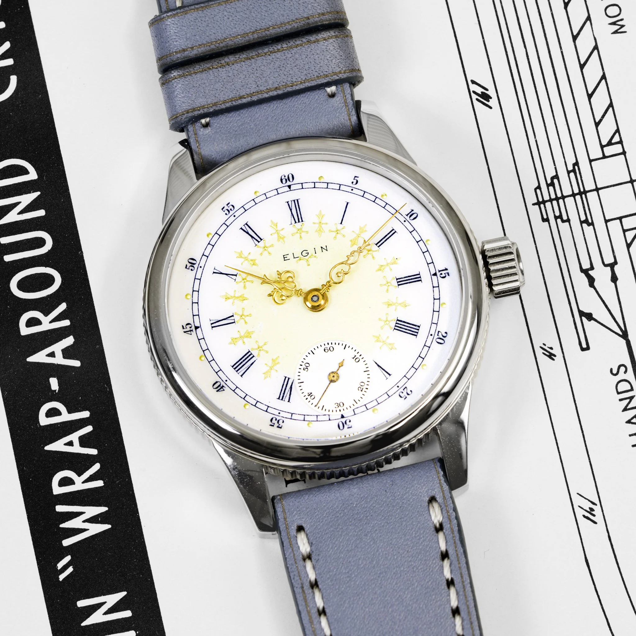 Elgin pocket watch conversion