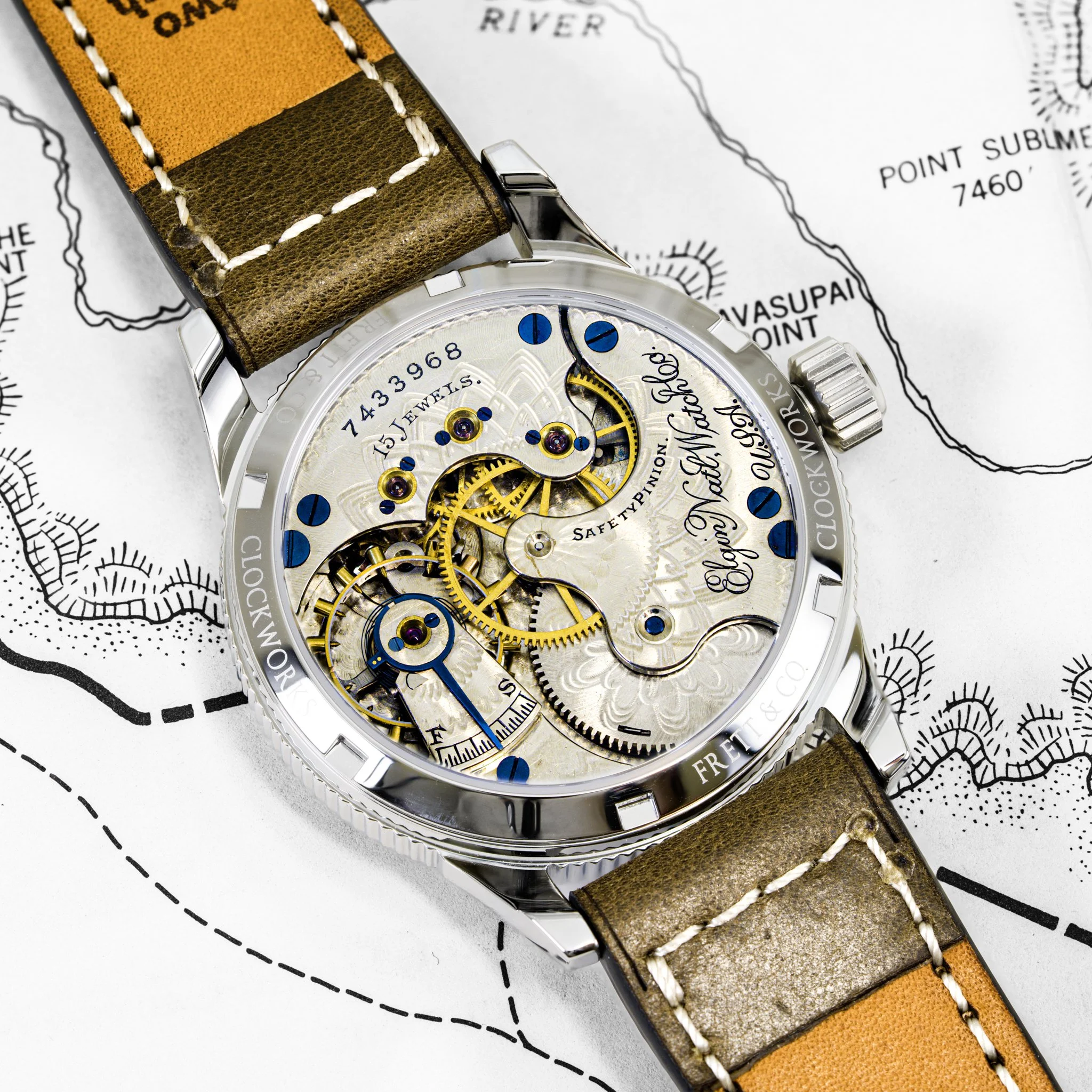 Elgin pocket watch conversion