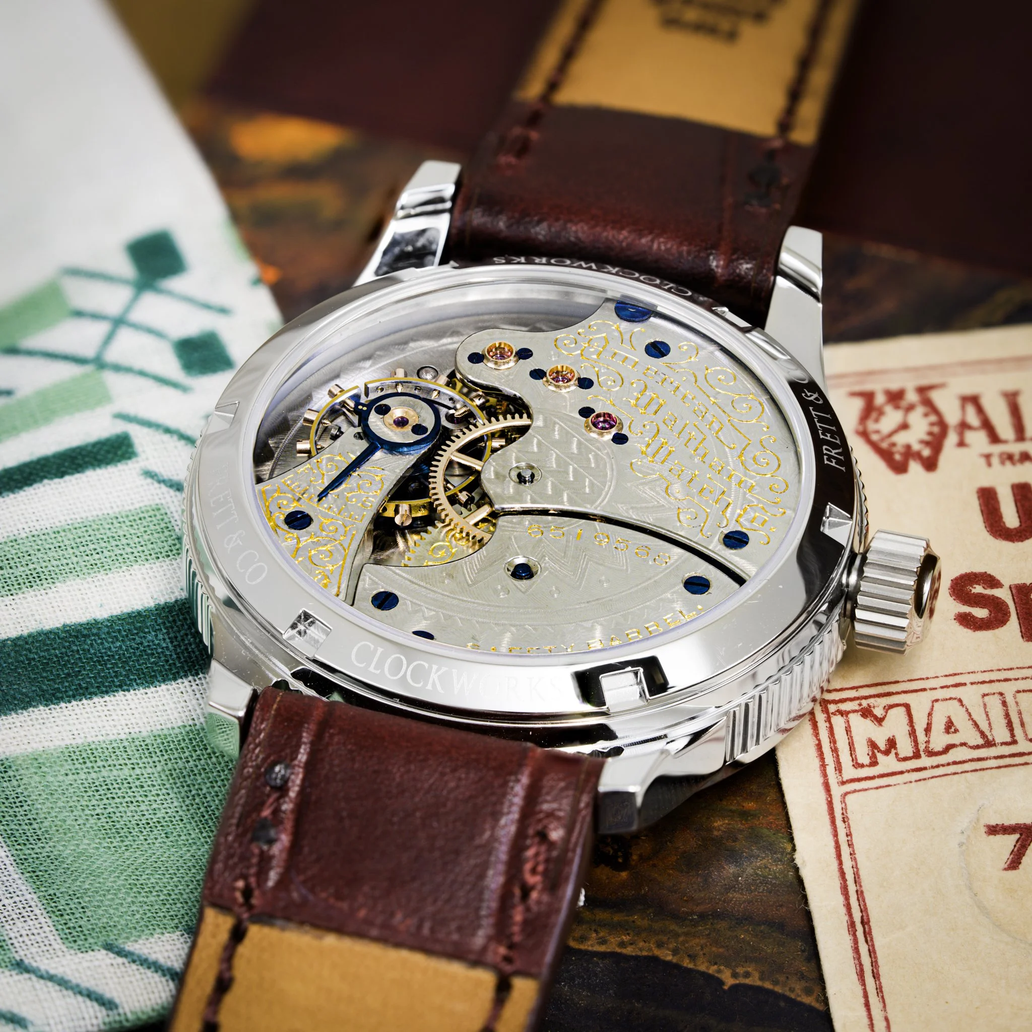 Waltham pocket watch conversion