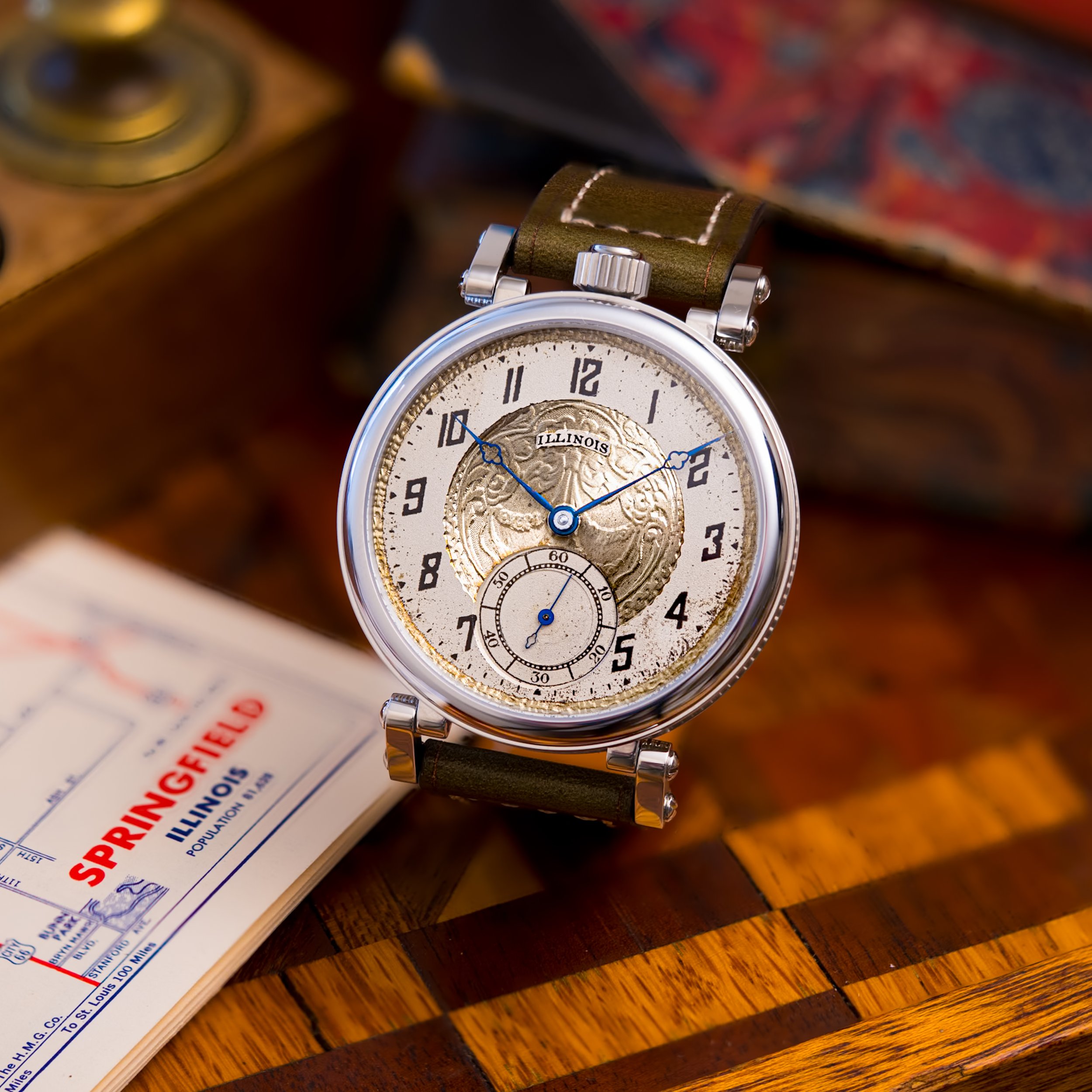 Illinois pocket watch conversion