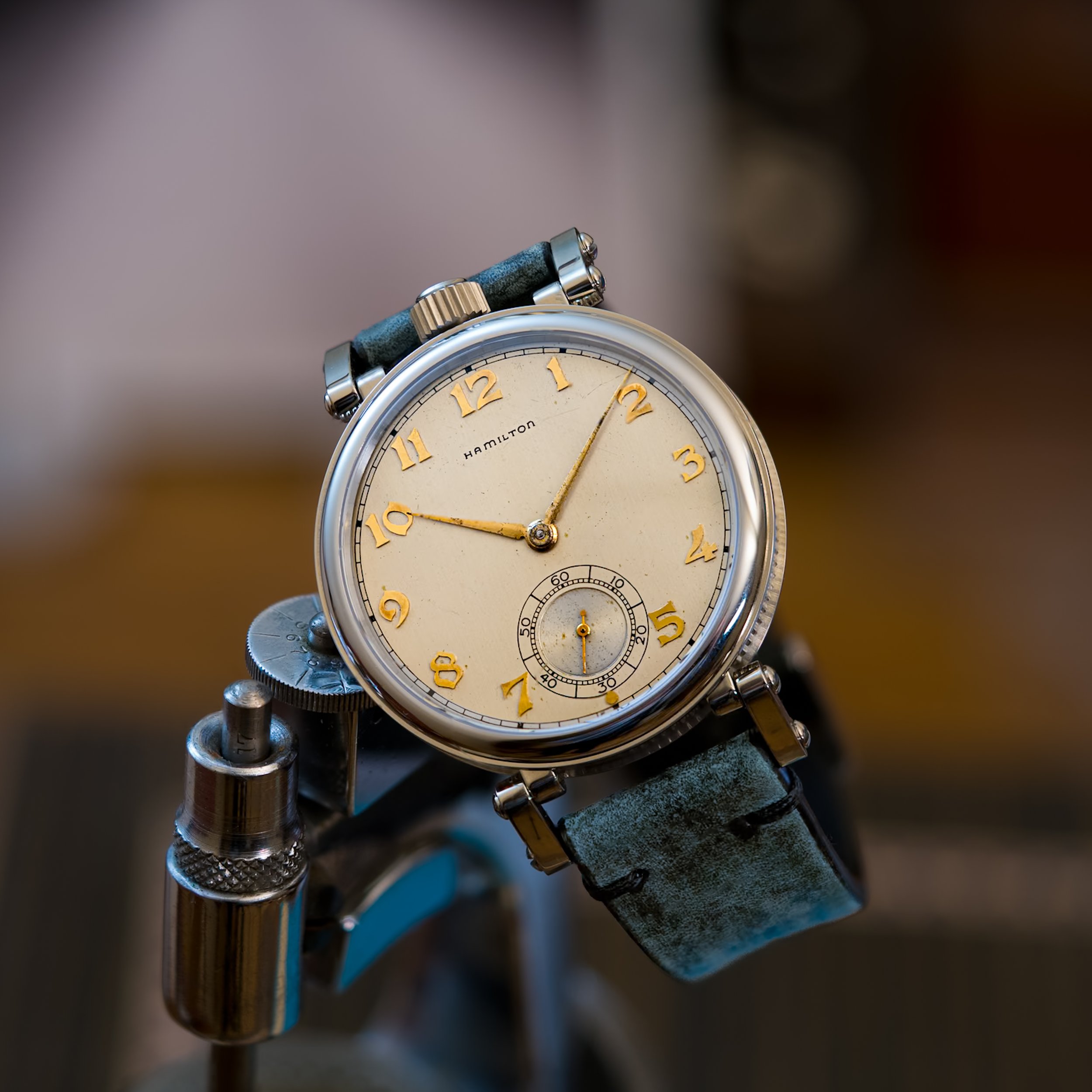 Hamilton pocket watch conversion