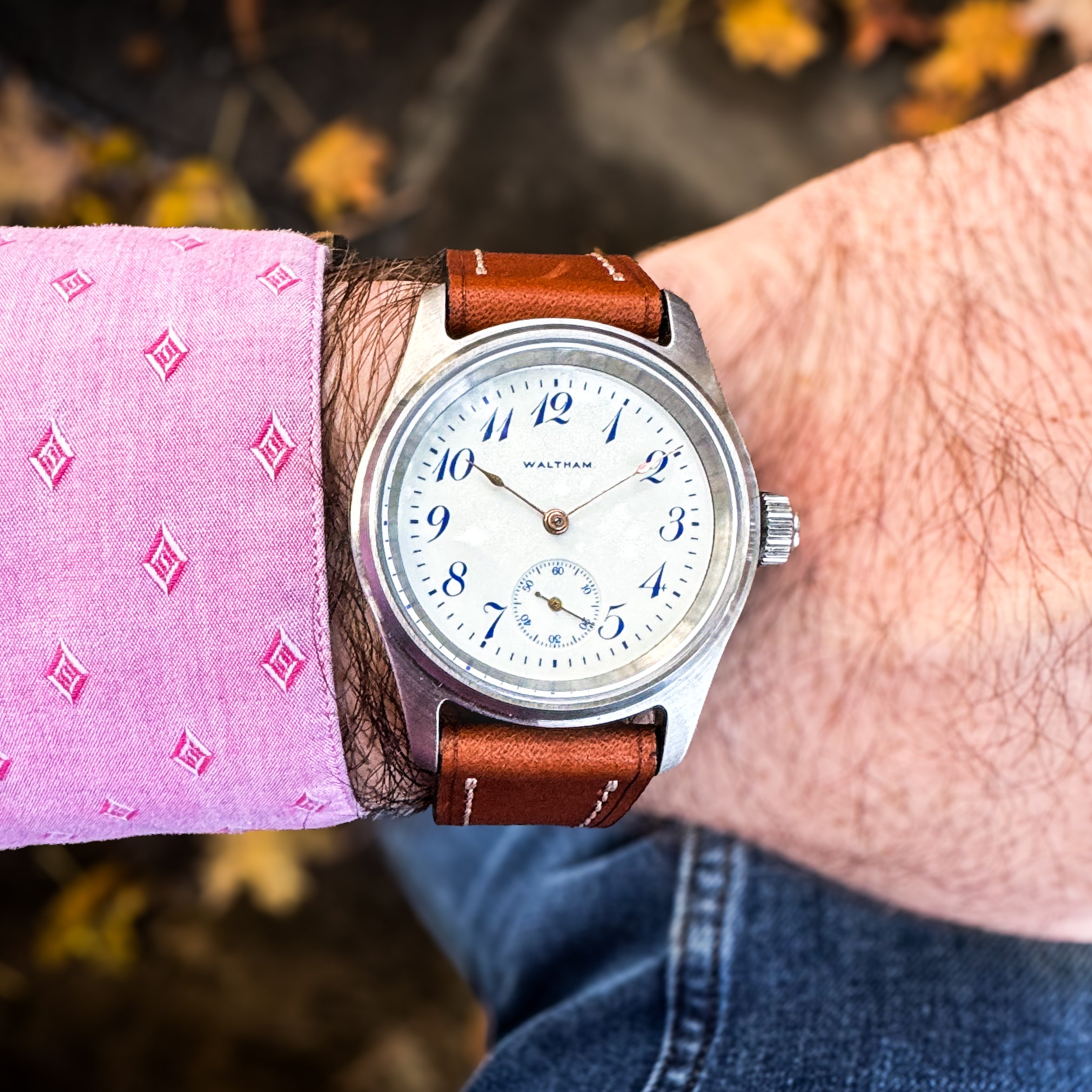 Waltham pocket watch conversion