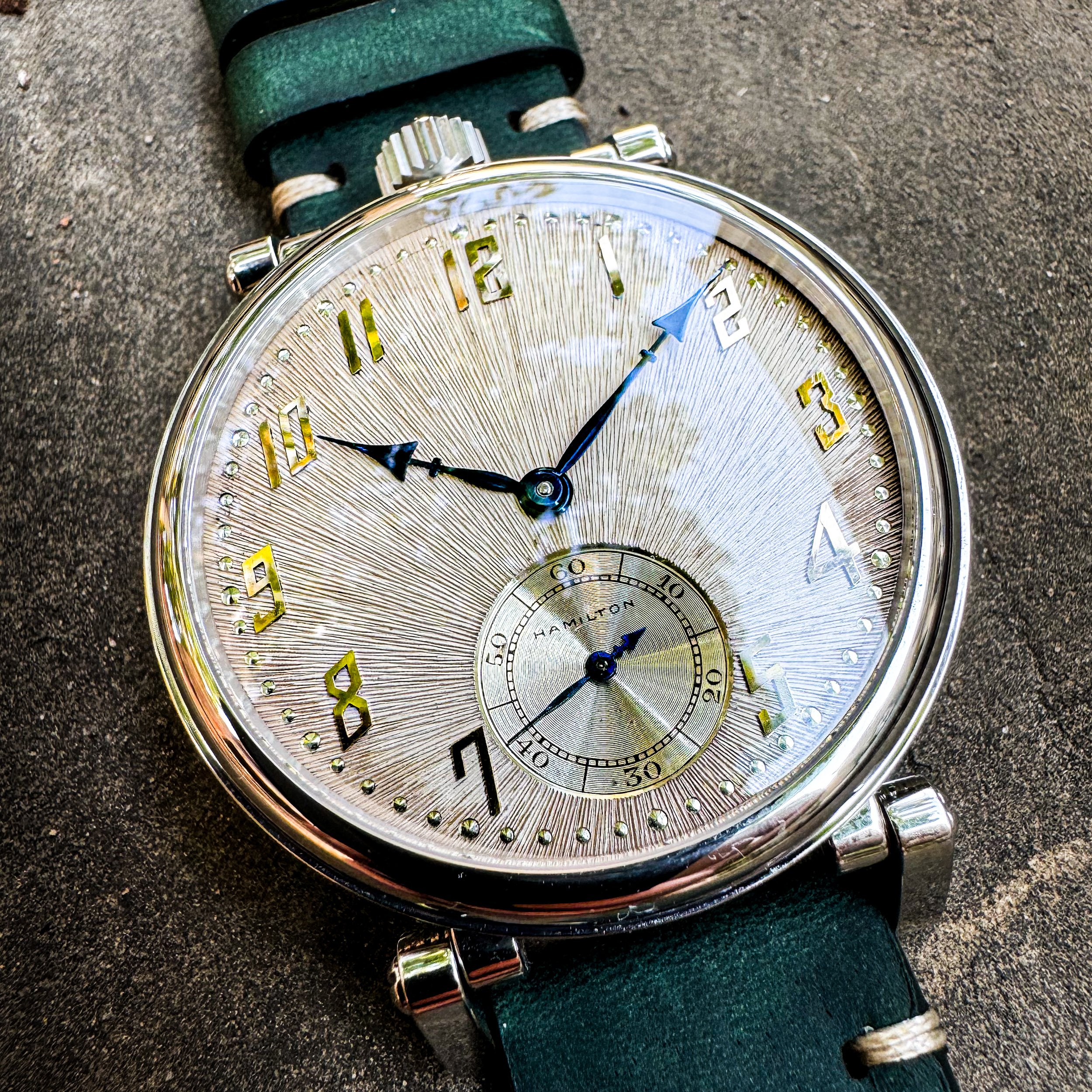 Hamilton pocket watch conversion