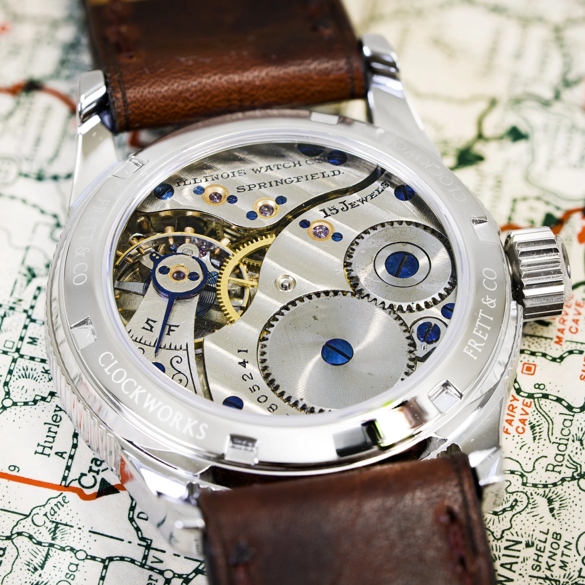 Illinois pocket watch conversion
