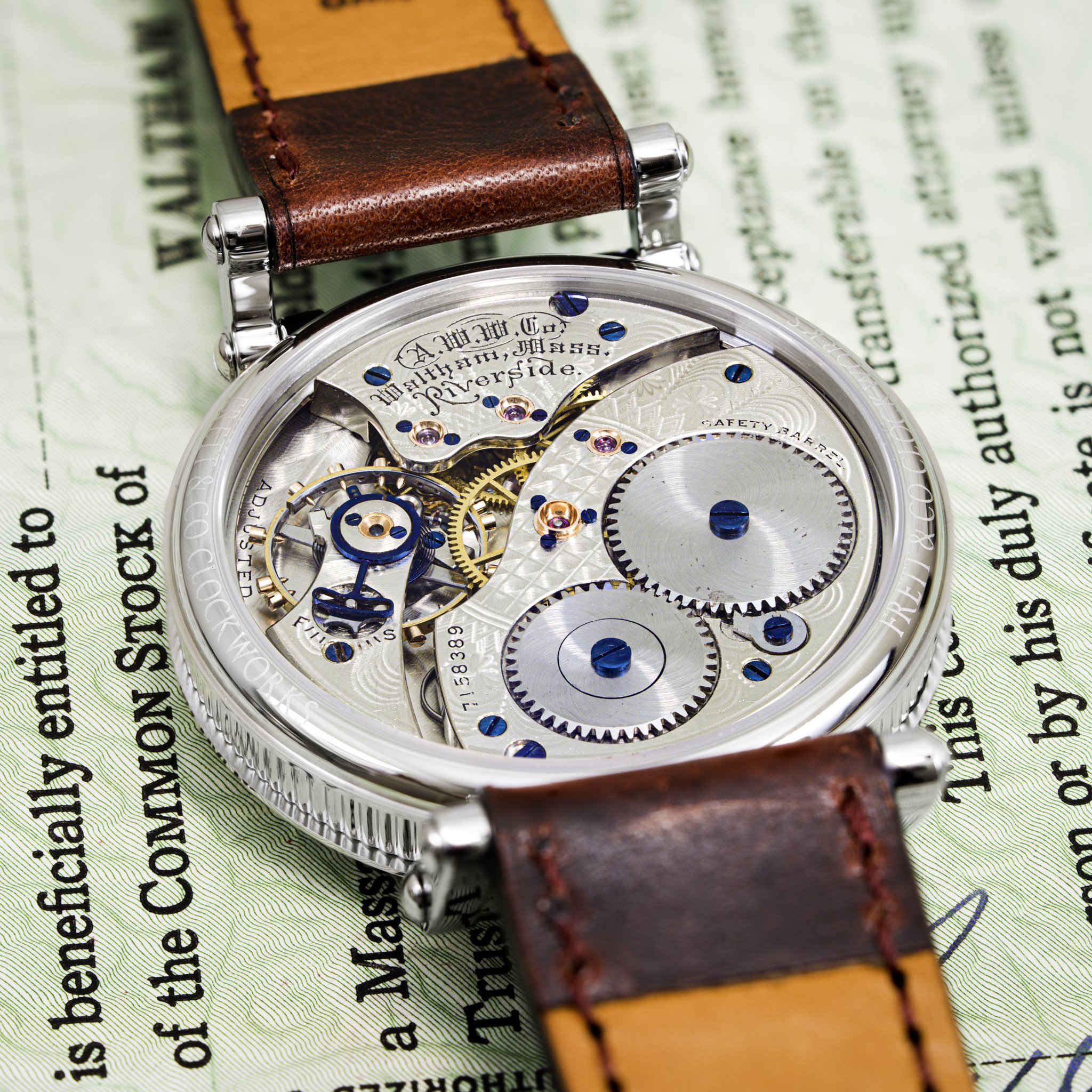 Waltham pocket watch conversion