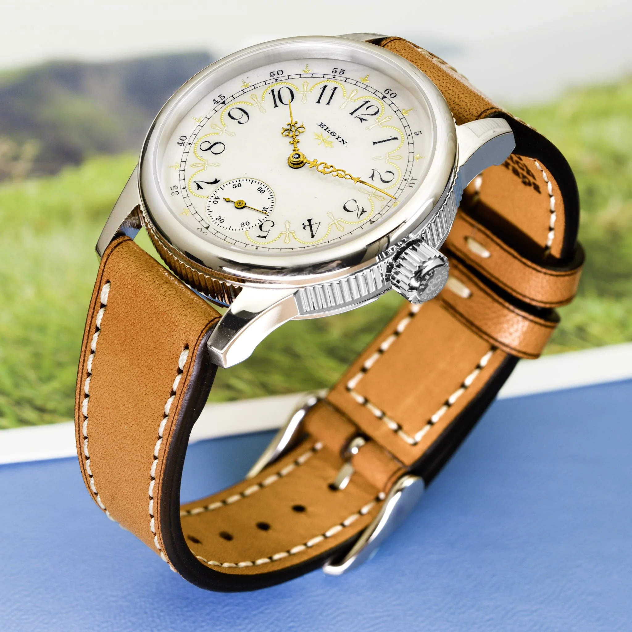 Elgin pocket watch conversion