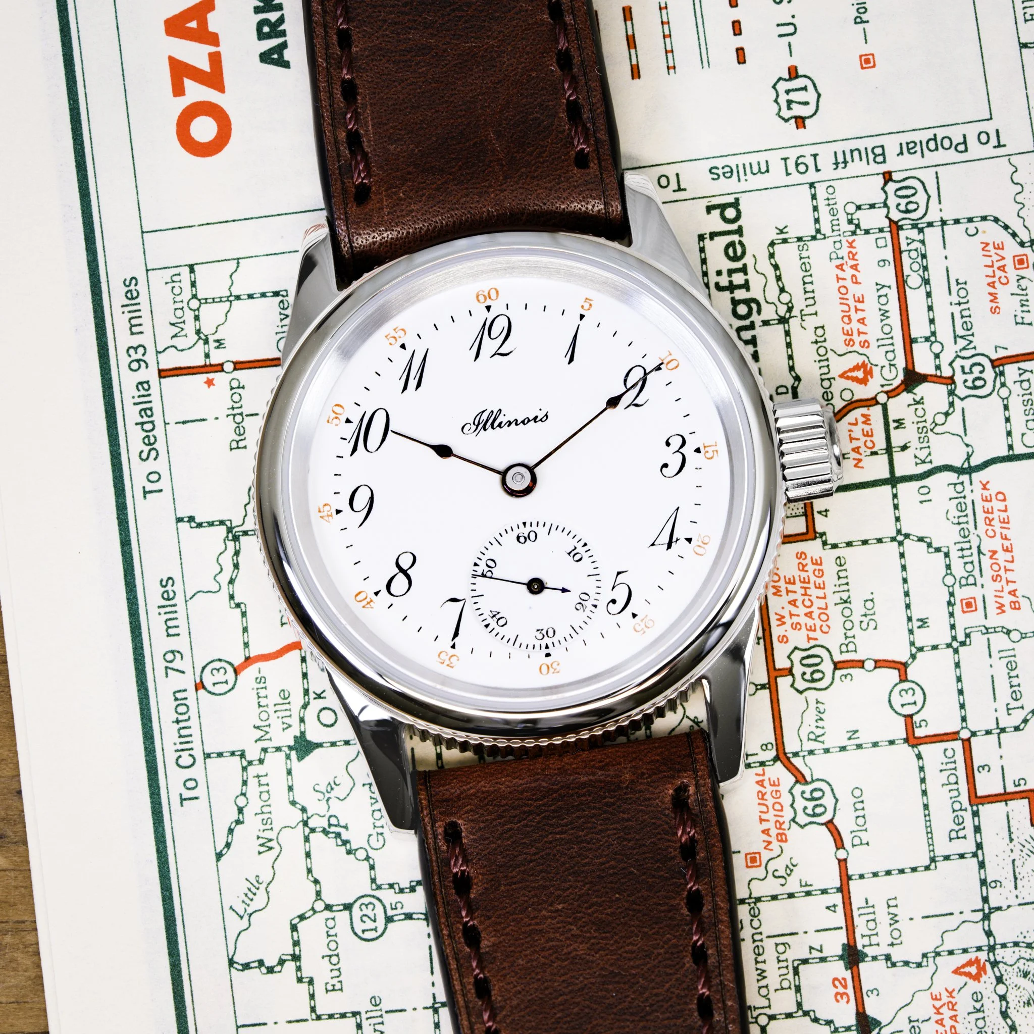Illinois pocket watch conversion