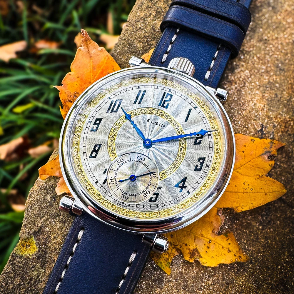 Elgin pocket watch conversion — Frett & Co Clockworks