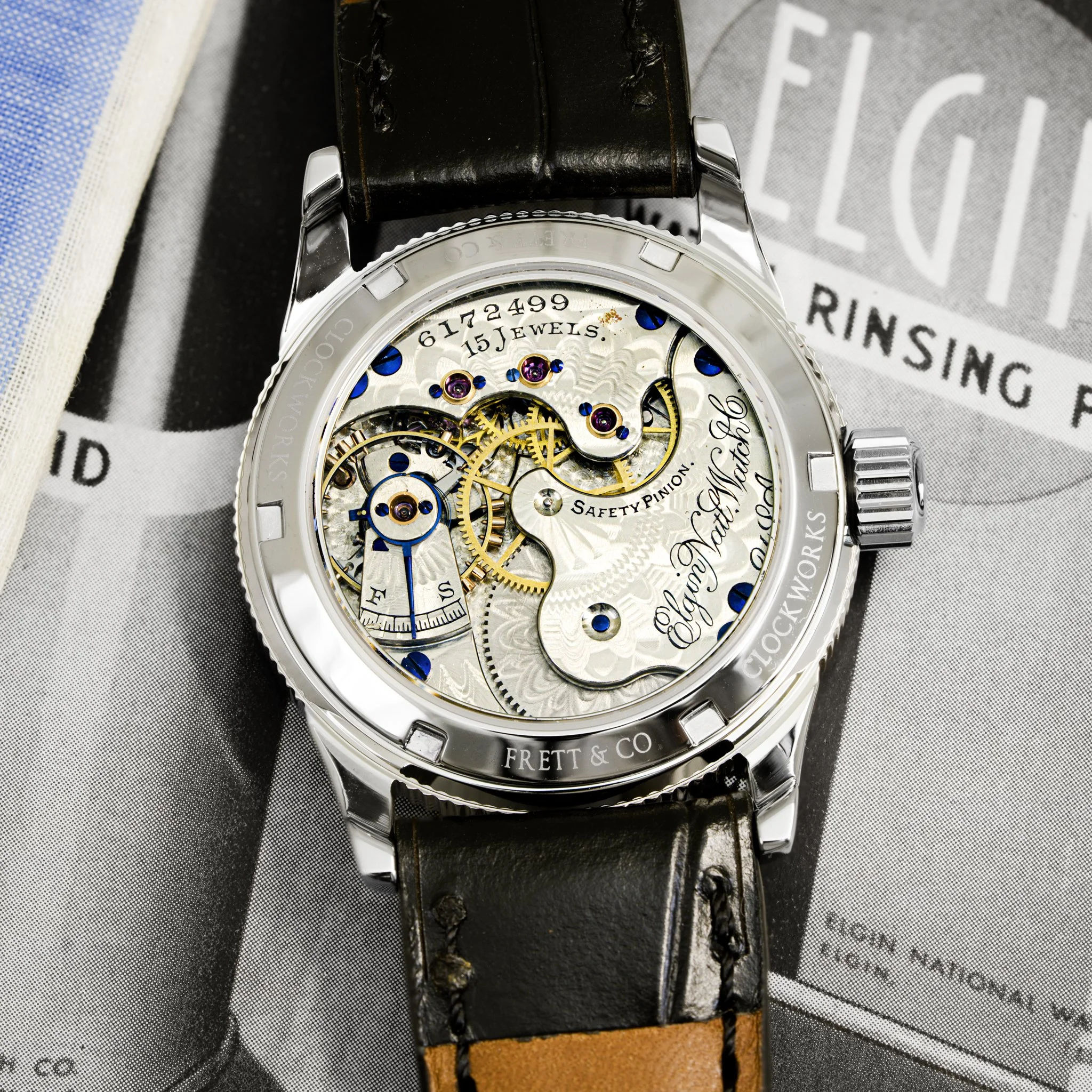 Elgin pocket watch conversion